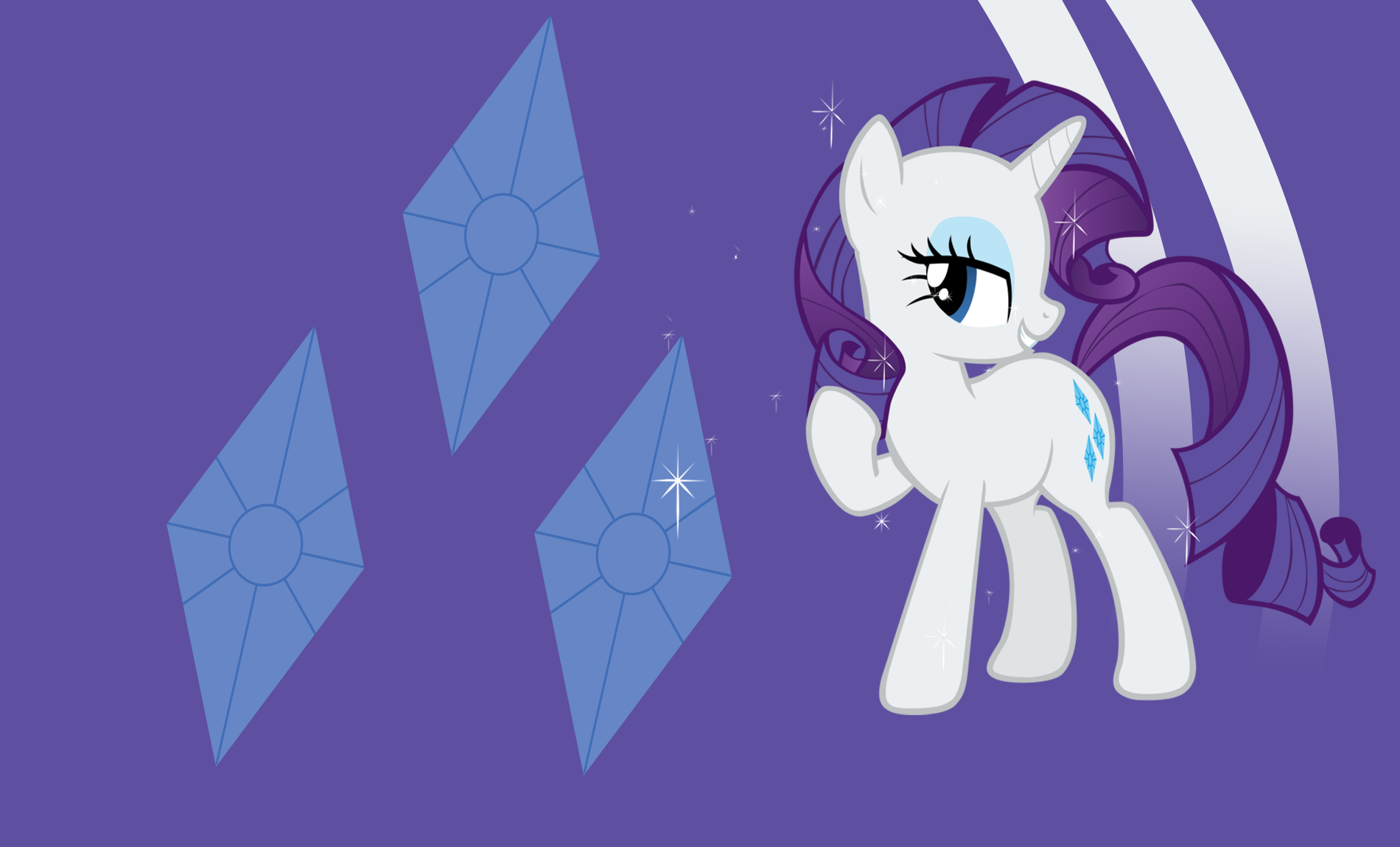 Dual Strip Wallpapers - Rarity by Ray-Twilight