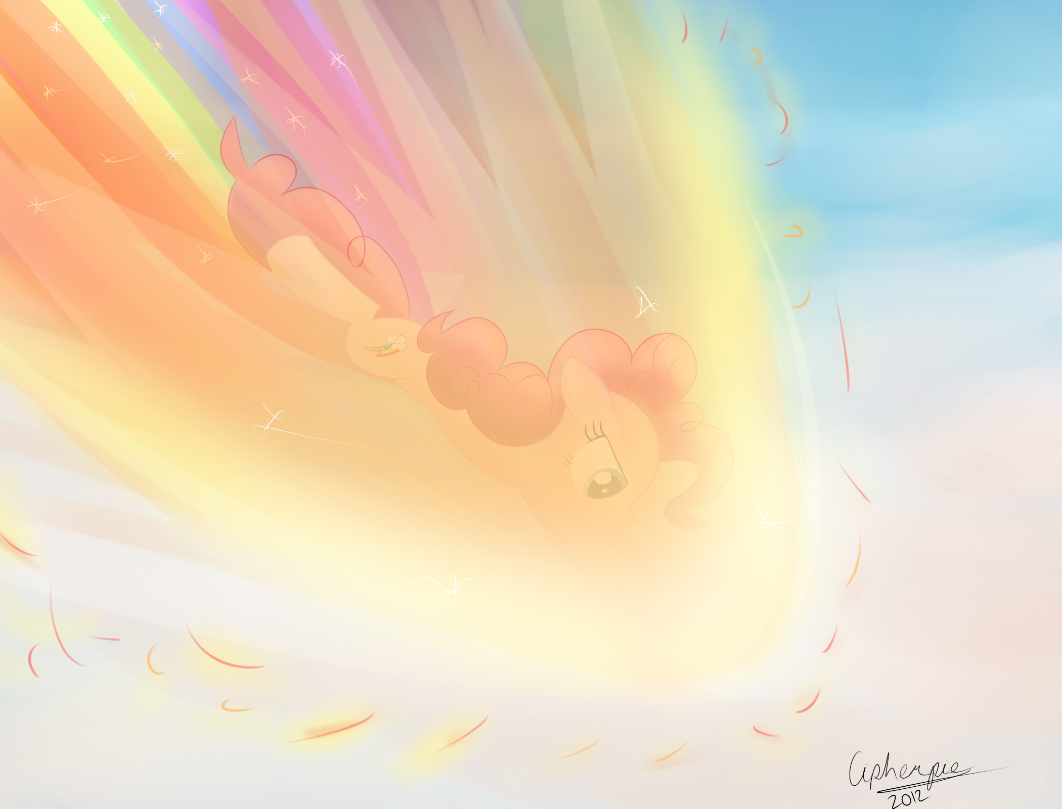 What If Pinkie Pie Did the Sonic Rainboom? by BlackGryph0n and cipherpie
