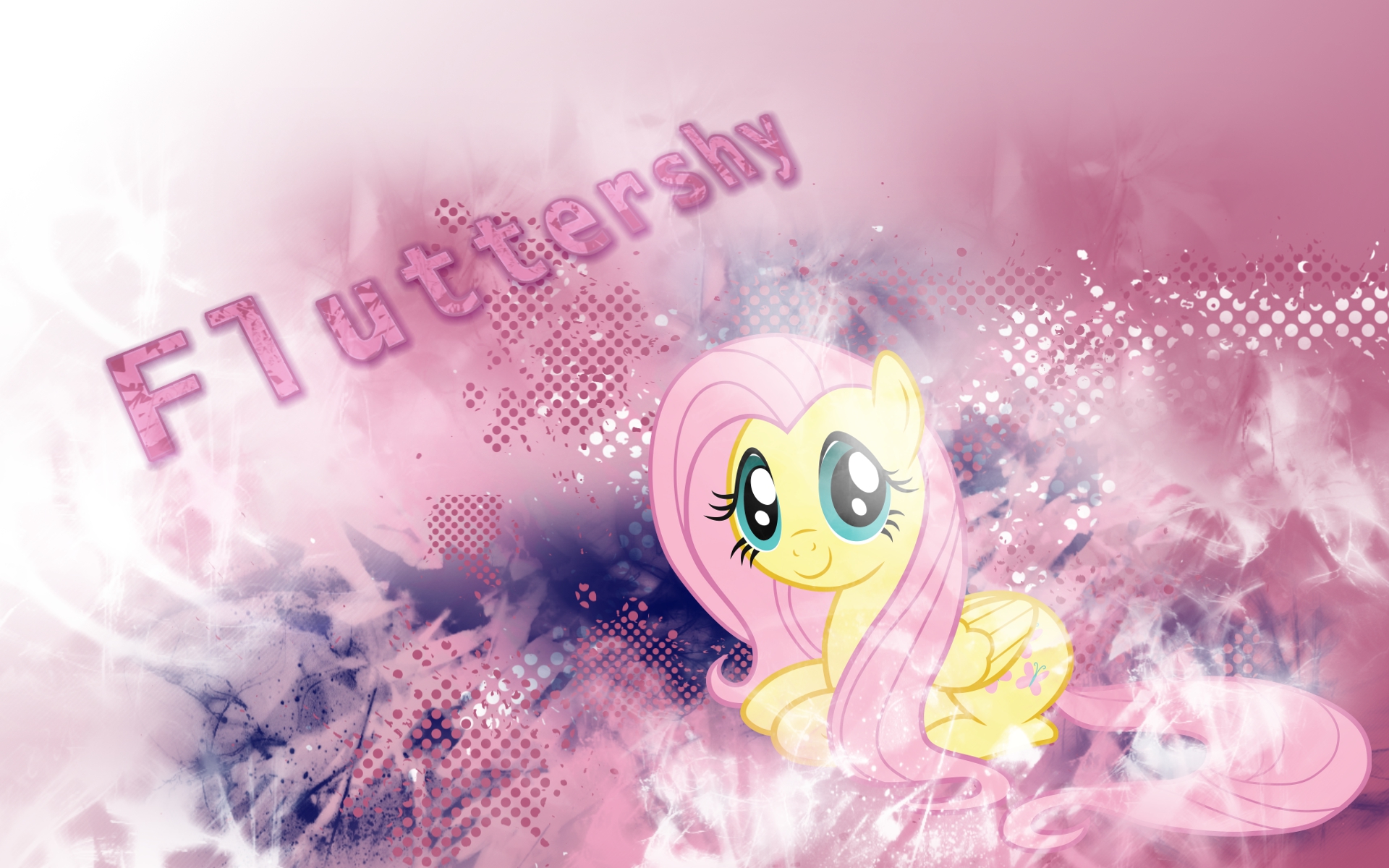 Fluttershy Wallpaper by DasinBoot and Oceanity