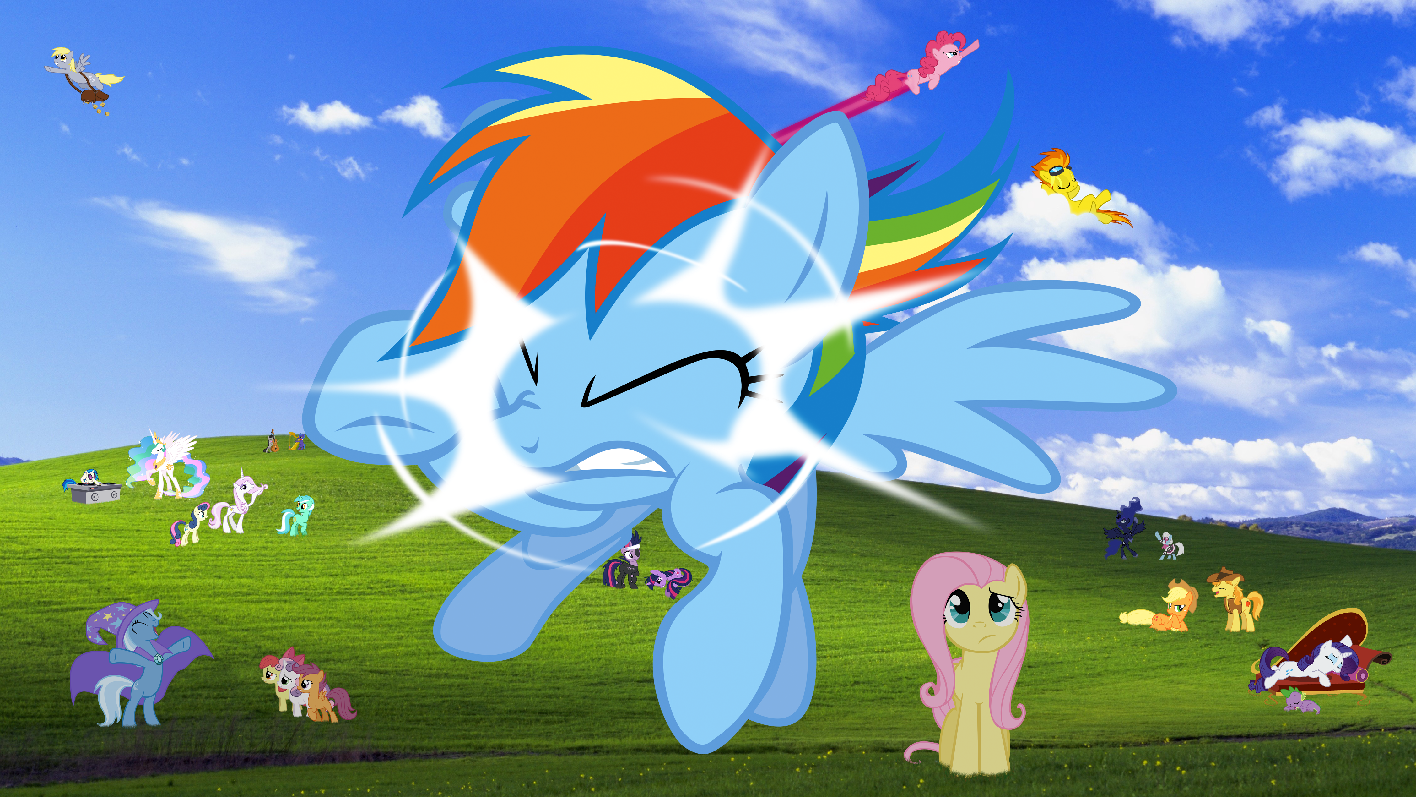 Windows Pony Wallpaper 16:9 (4510 x 2537) by RealBoser