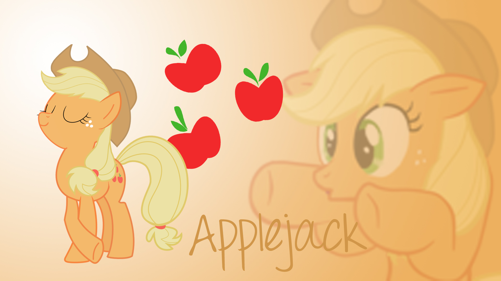 Applejack Wallpaper by MrIndecisive