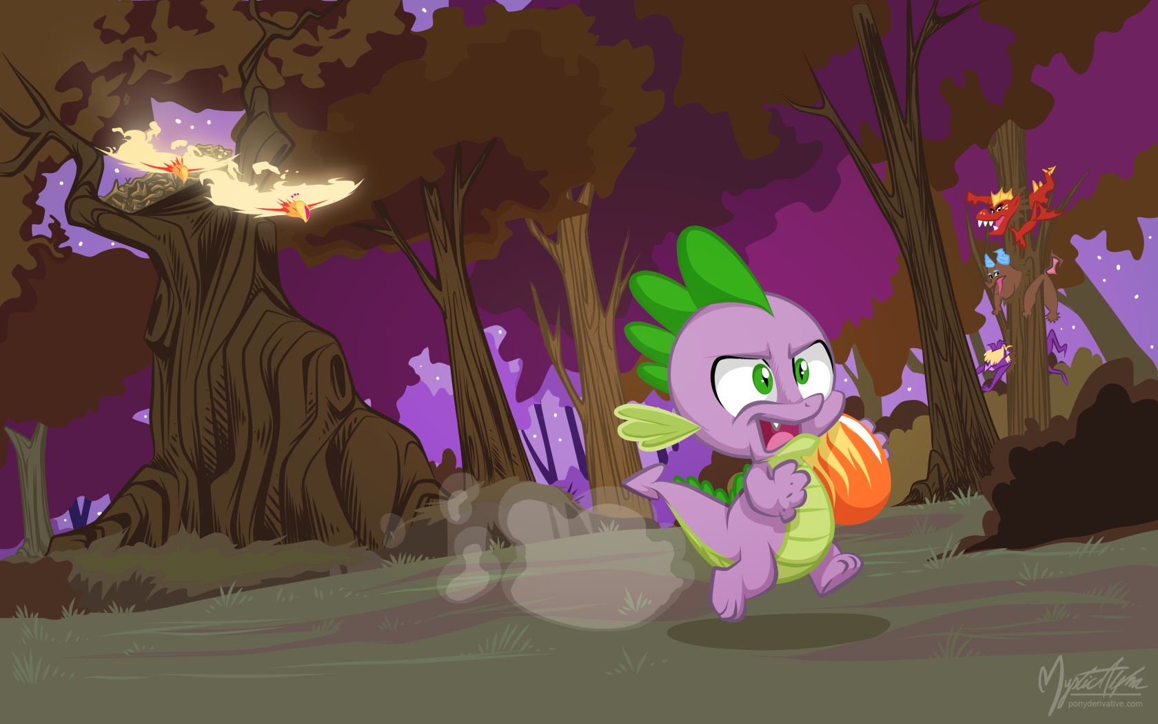 Spike - Dragon Raid by mysticalpha