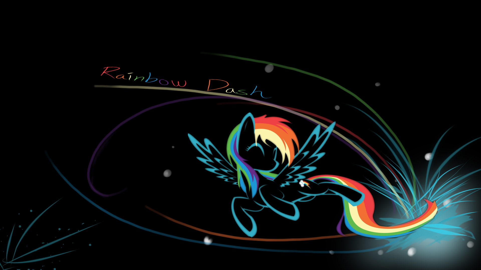 Rainbow Dash Wallpaper 1920x1080 Px by Pcyzicus and UP1TER
