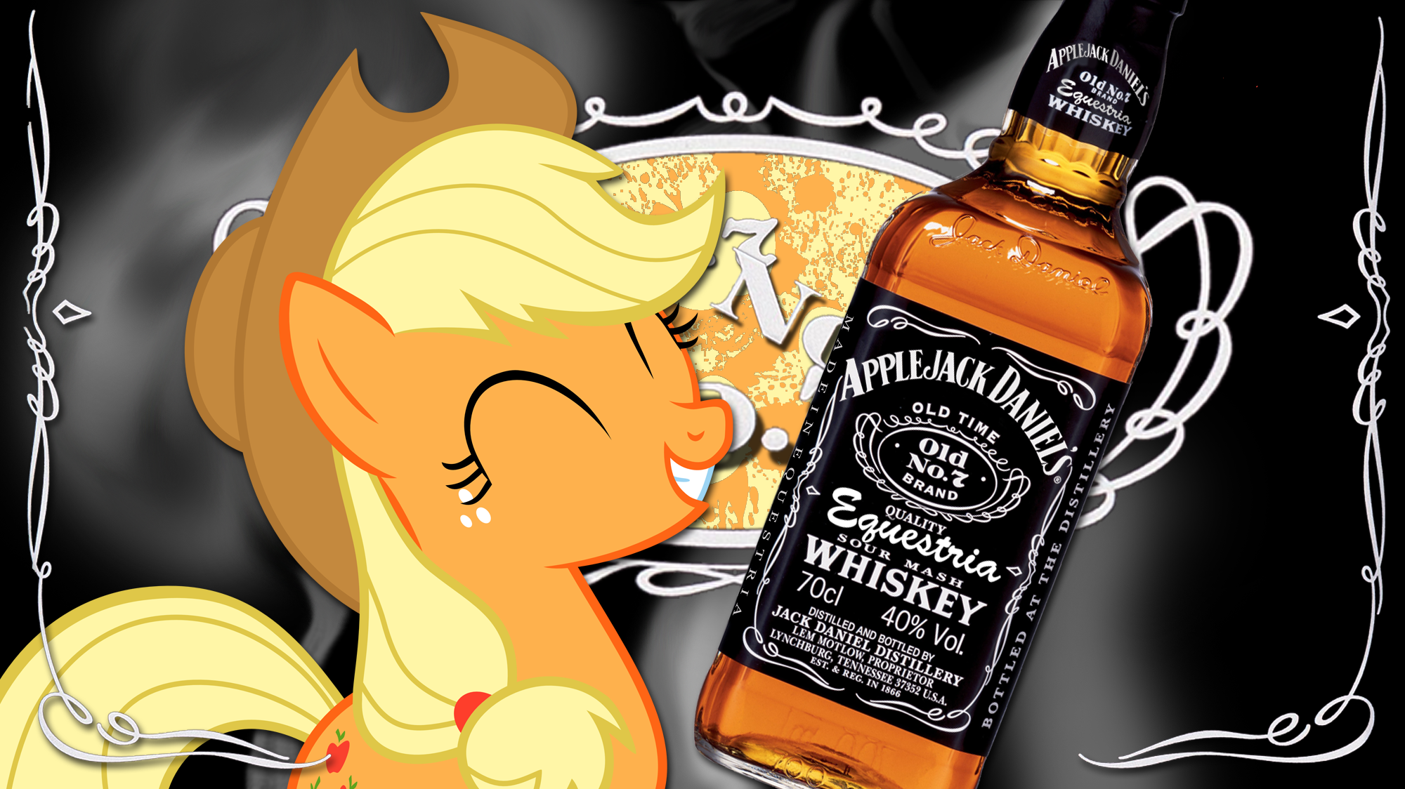 What Do Ponies Drink? - Applejack by 4Suit and Drakefire3k