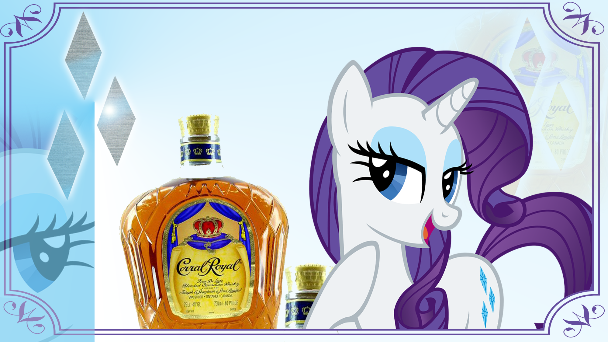 What Do Ponies Drink? - Rarity by 4Suit and MoongazePonies