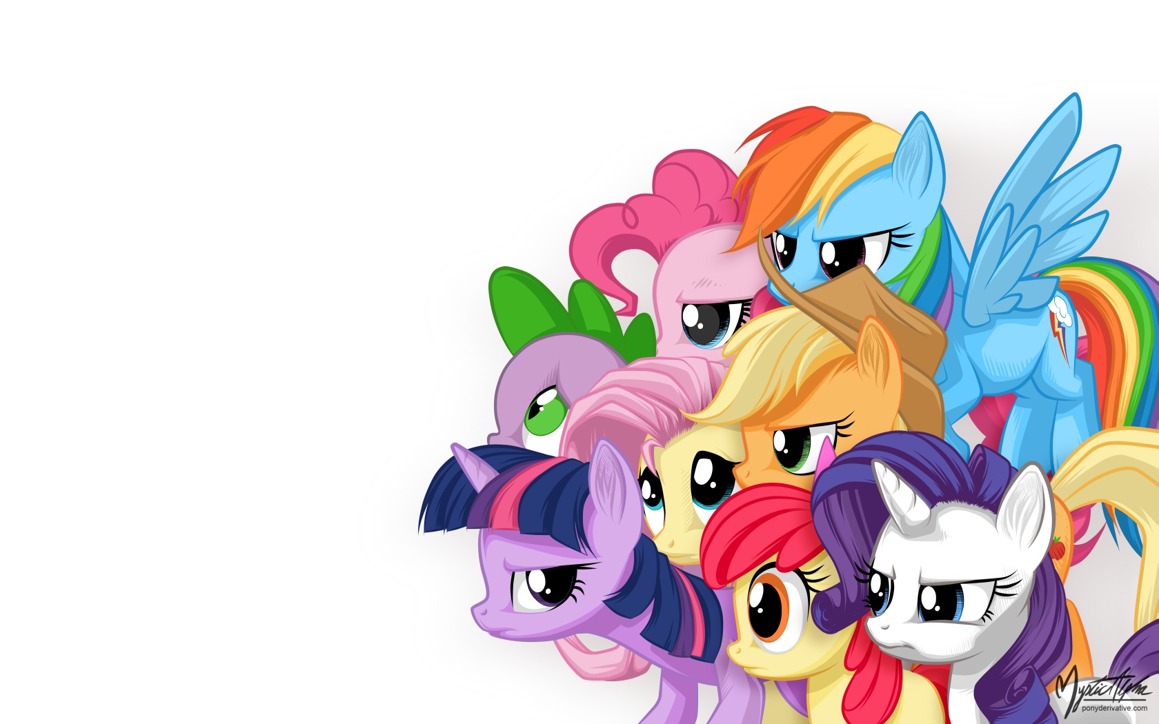 Curious Ponies 2 by mysticalpha