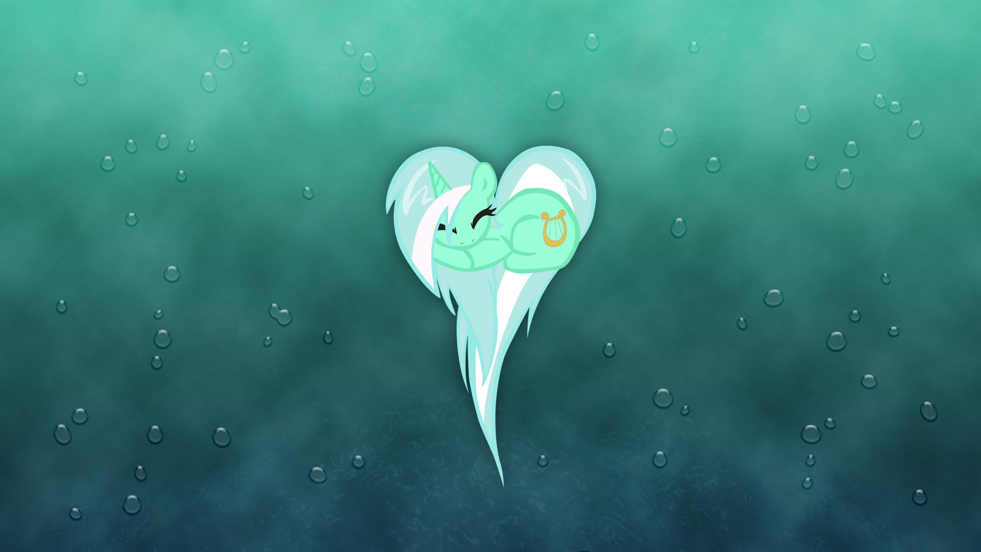 Lyra Pony Heart Wallpaper by opheex and pyrestriker