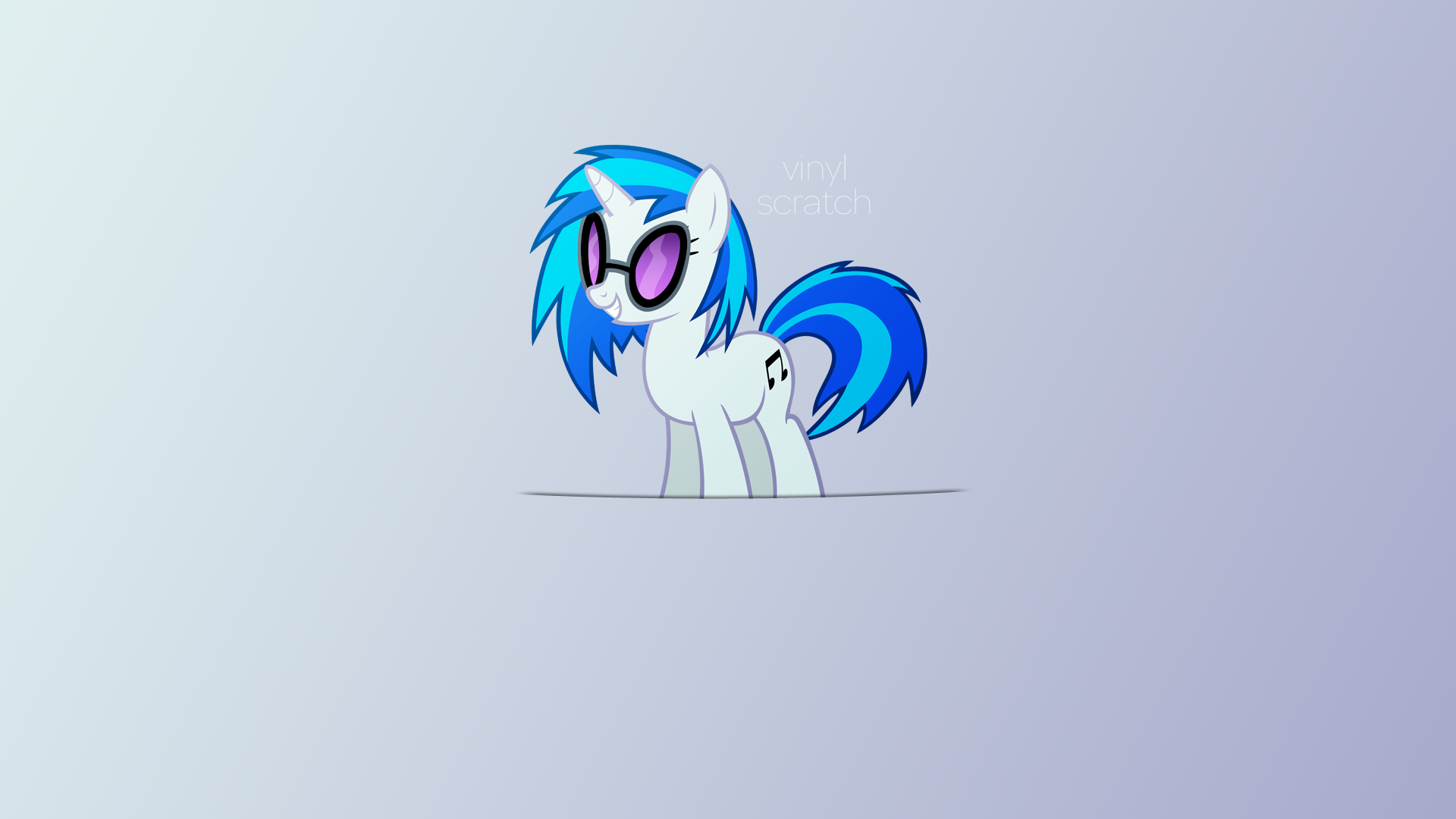 Vinyl Scratch Wallpaper -1920x1080- by gandodepth and MoongazePonies