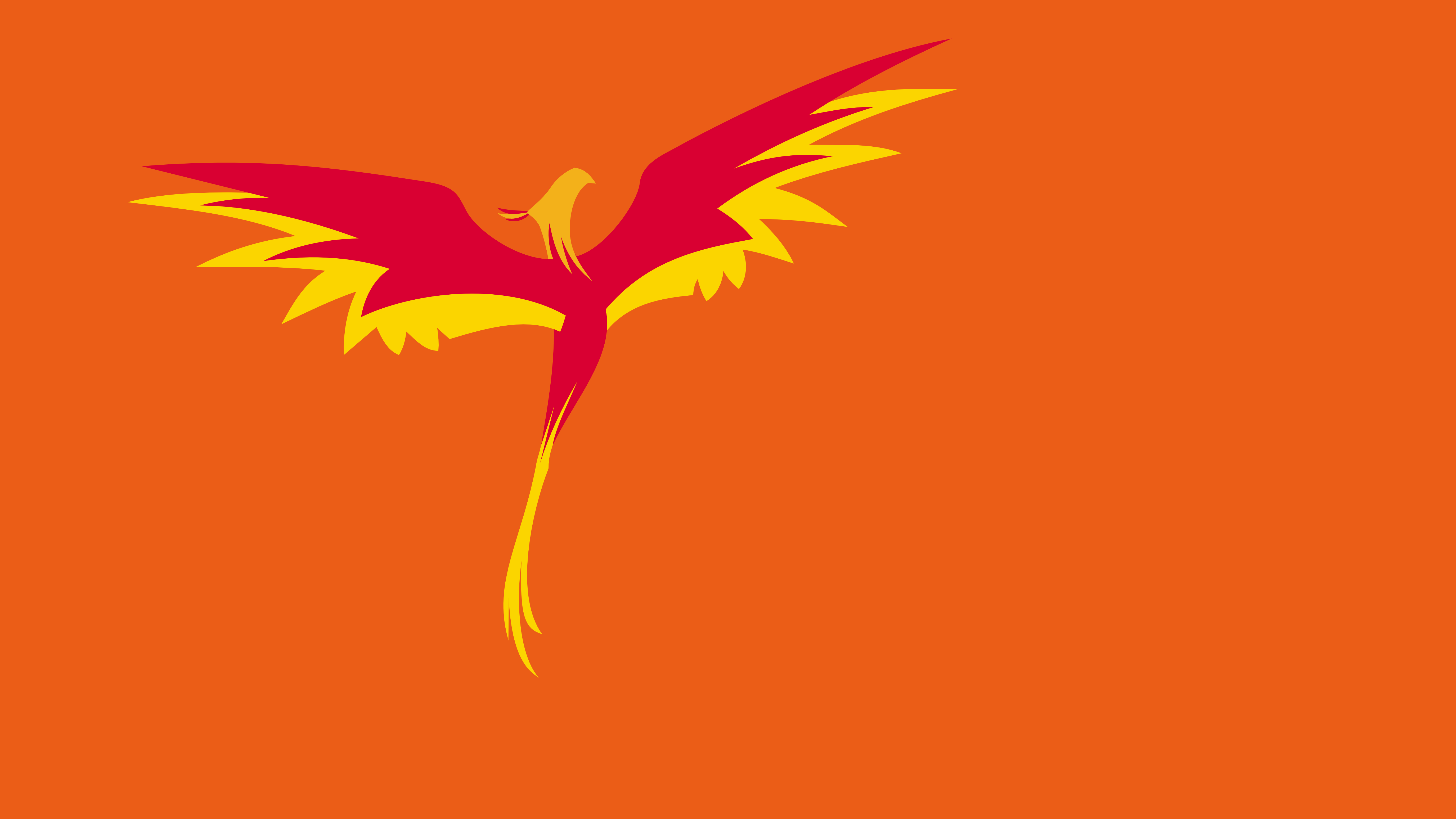 Simplistic Phoenix Wallpaper by Pikuseru1