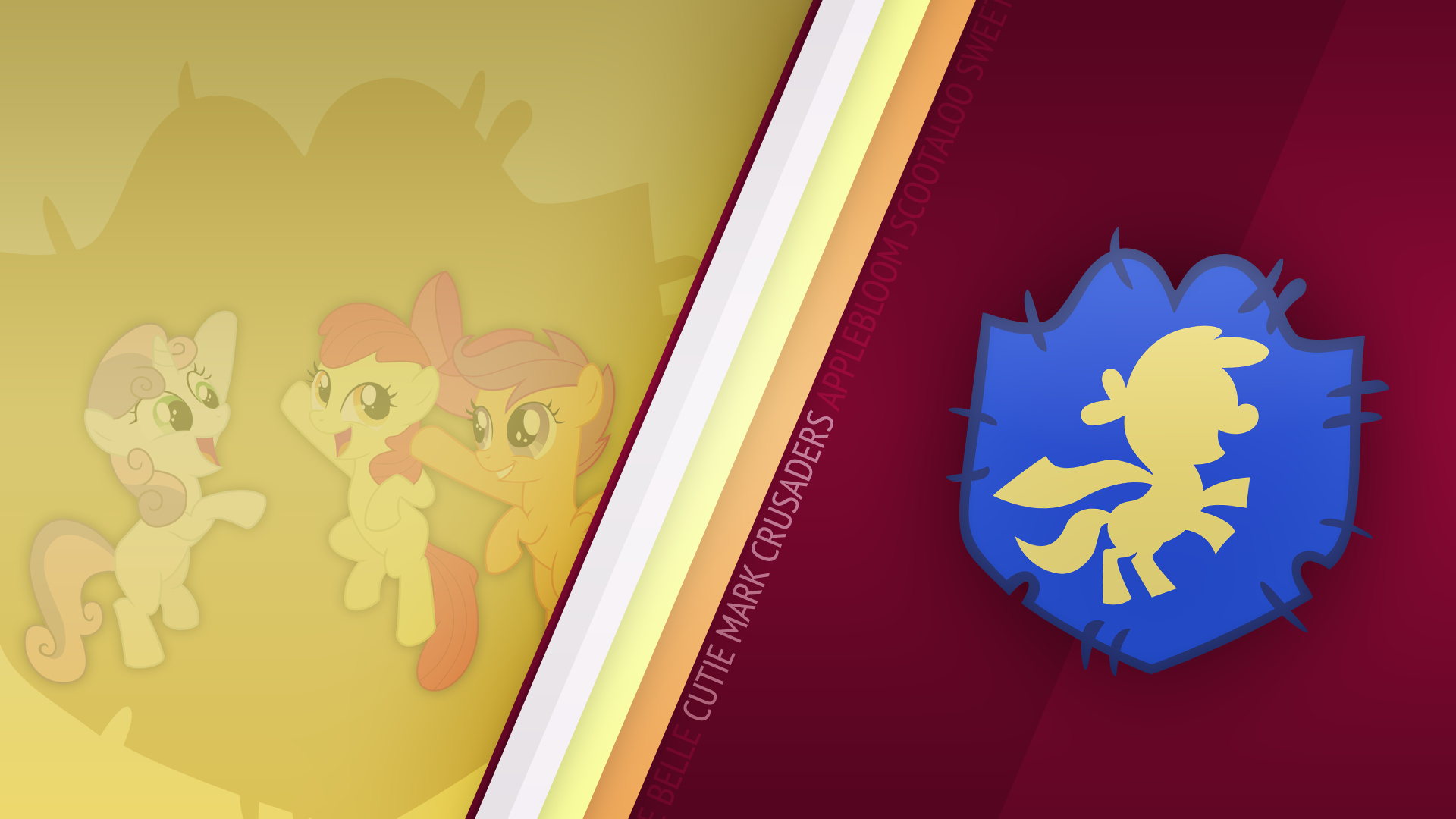 Cutie Mark Crusaders Wallpaper by AtomicGreymon, Bardiel83 and RegolithX