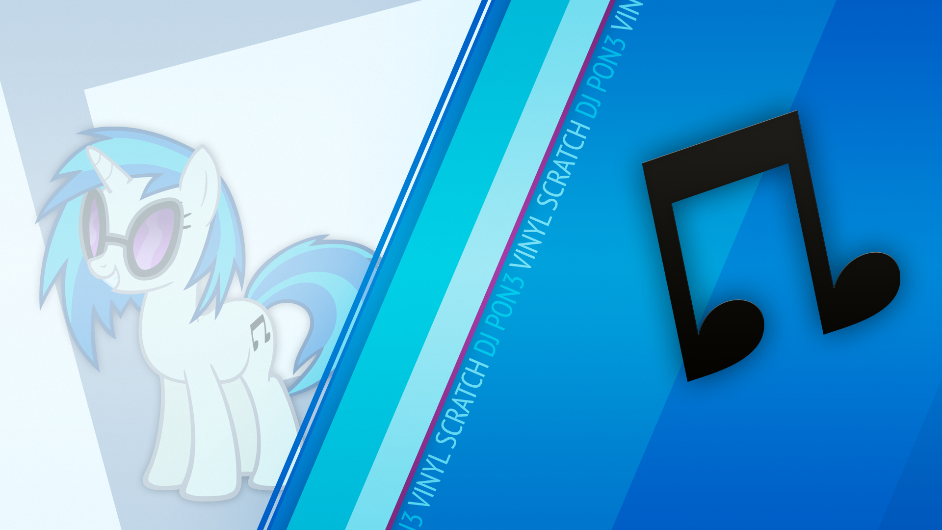 Vinyl Scratch CM Wallpaper by Bardiel83, OfPut and The-Smiling-Pony