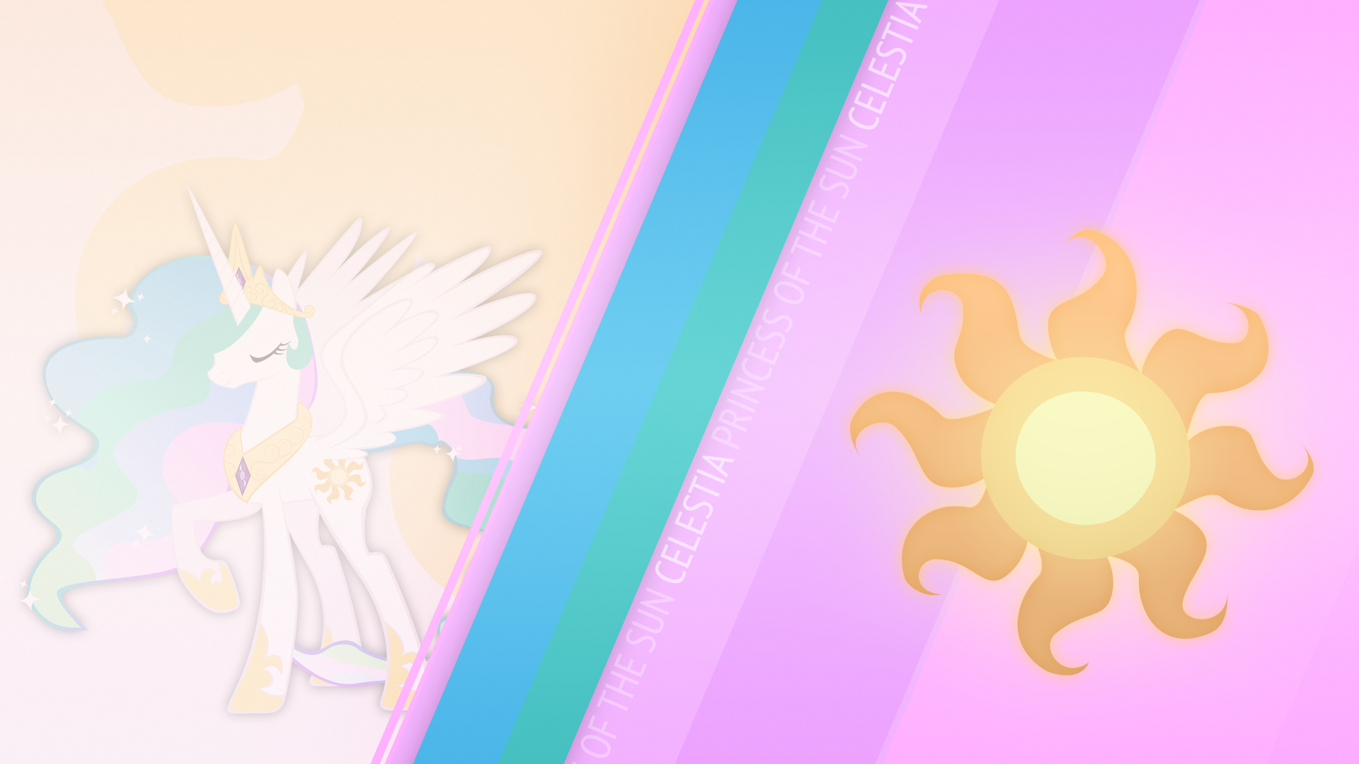 Princess Celestia CM Wallpaper by Bardiel83, BlackGryph0n and Heart-Of-Stitches