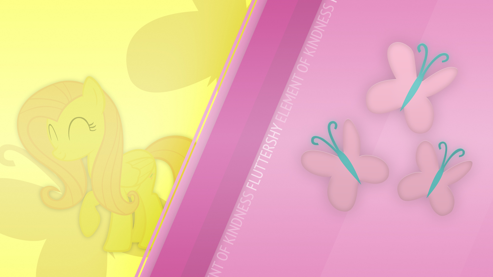 Fluttershy CM Wallpaper by Bardiel83, GuruGrendo and sircinnamon