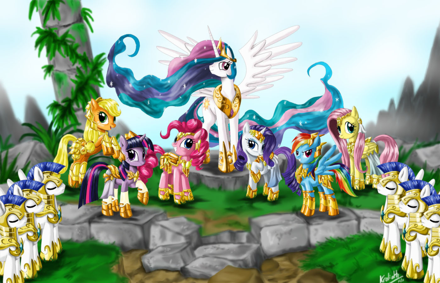 MLP : Knights of Harmony by Kroliath