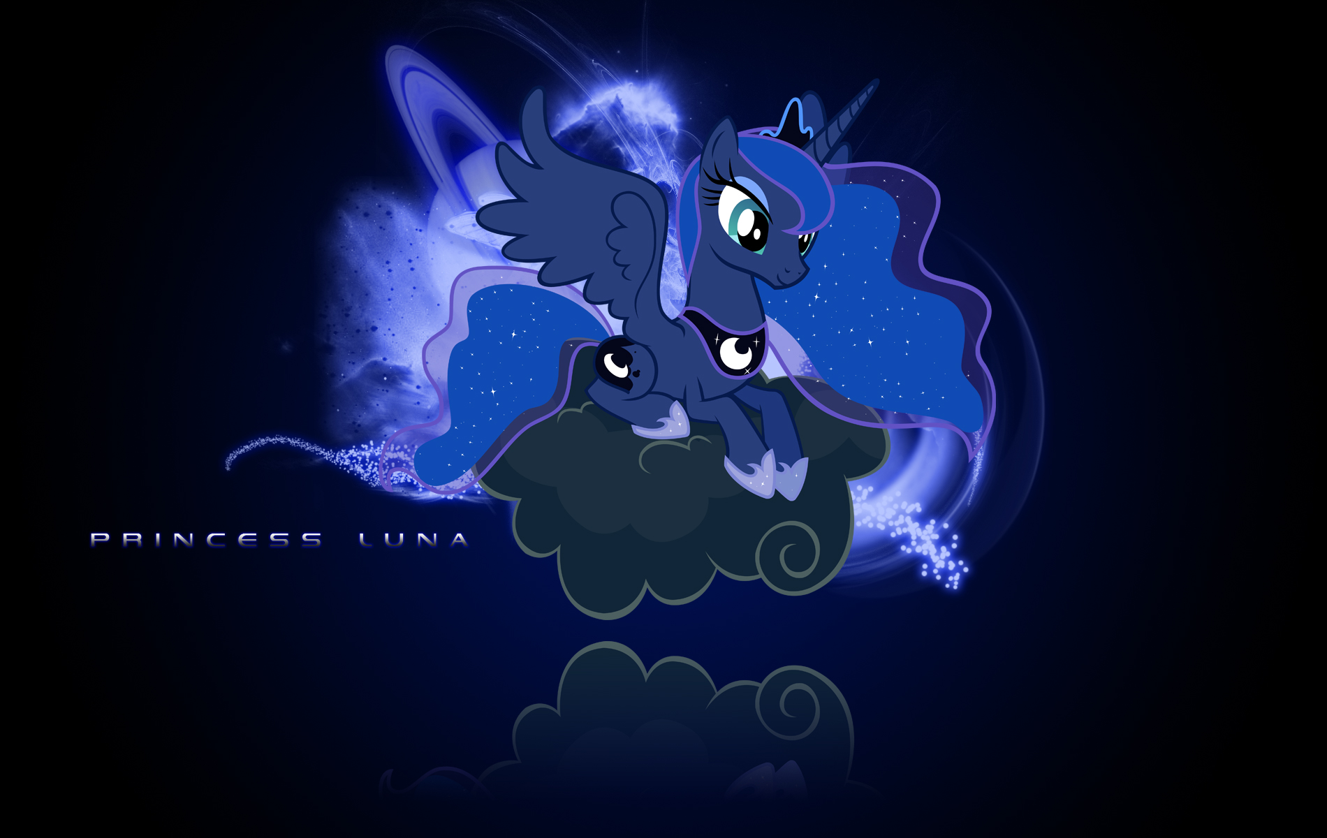 Princess Luna Wallpaper by Maishida and Vexx3