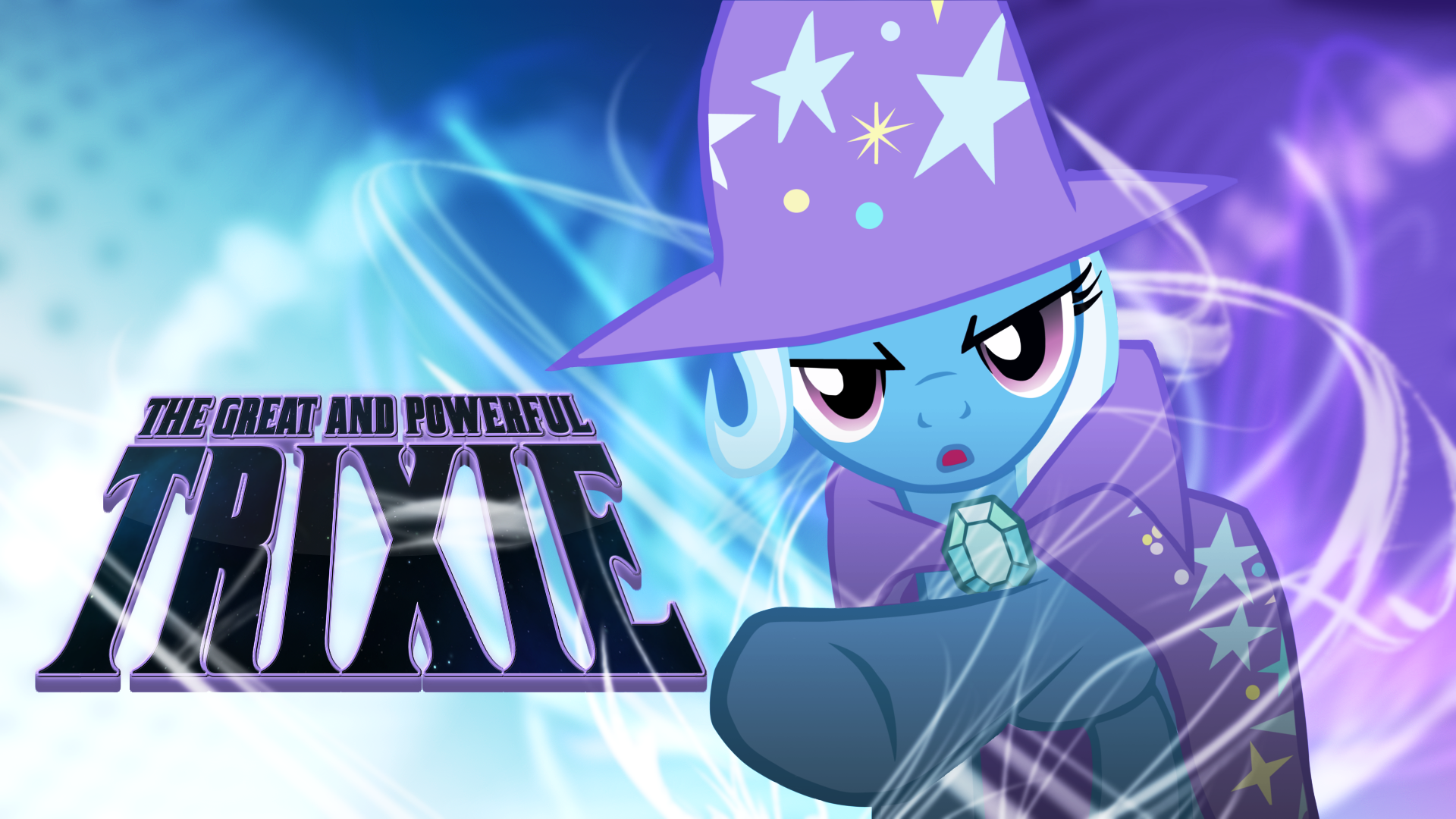 Trixie and her awesome Magic - Wallpaper by Immolation-of-Senses and Tadashi--kun