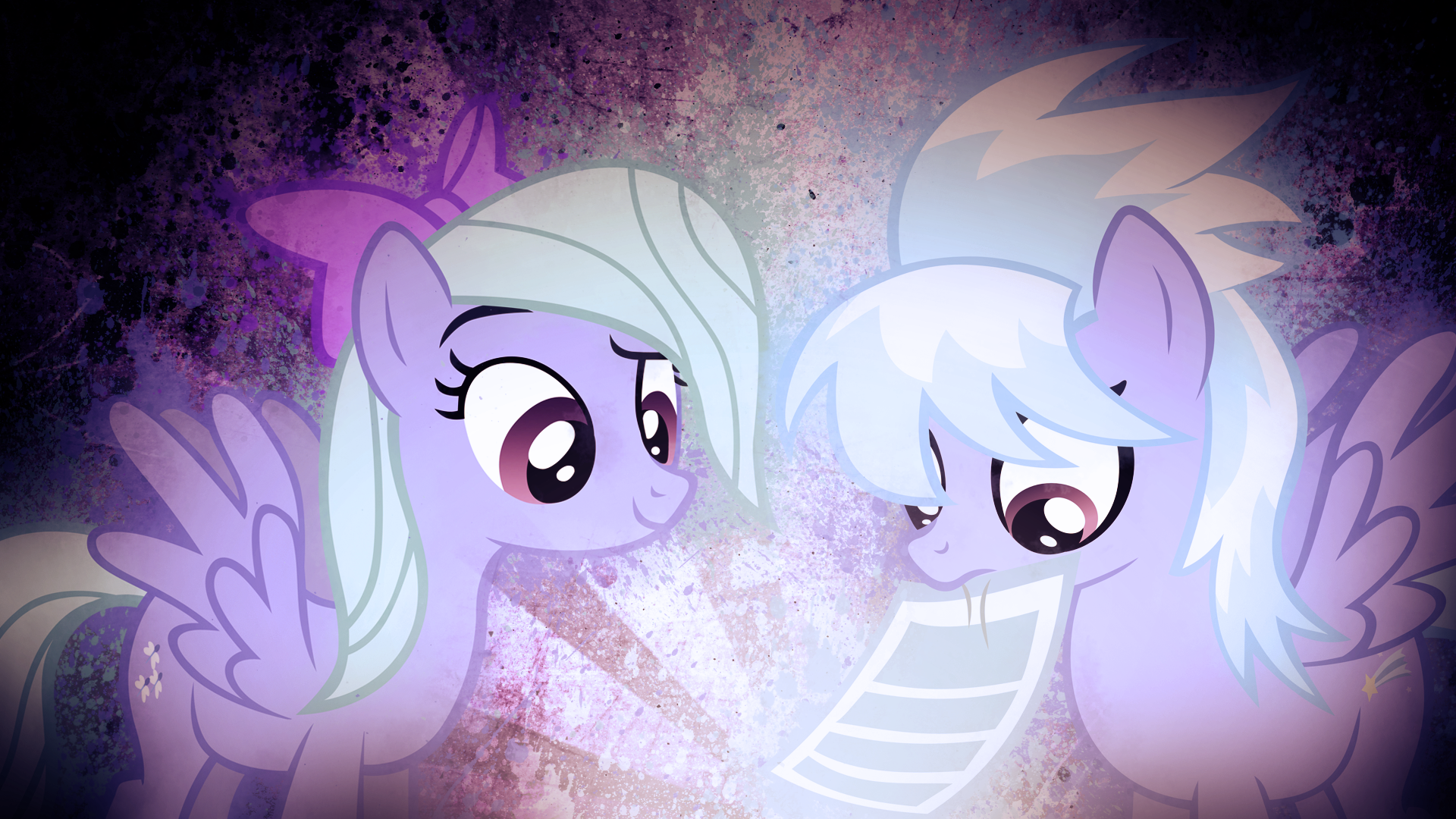 Flitter and Cloudchaser Wallpaper-Delta105 Collab by BakaBrony, ikillyou121, SandwichDelta and TygerxL