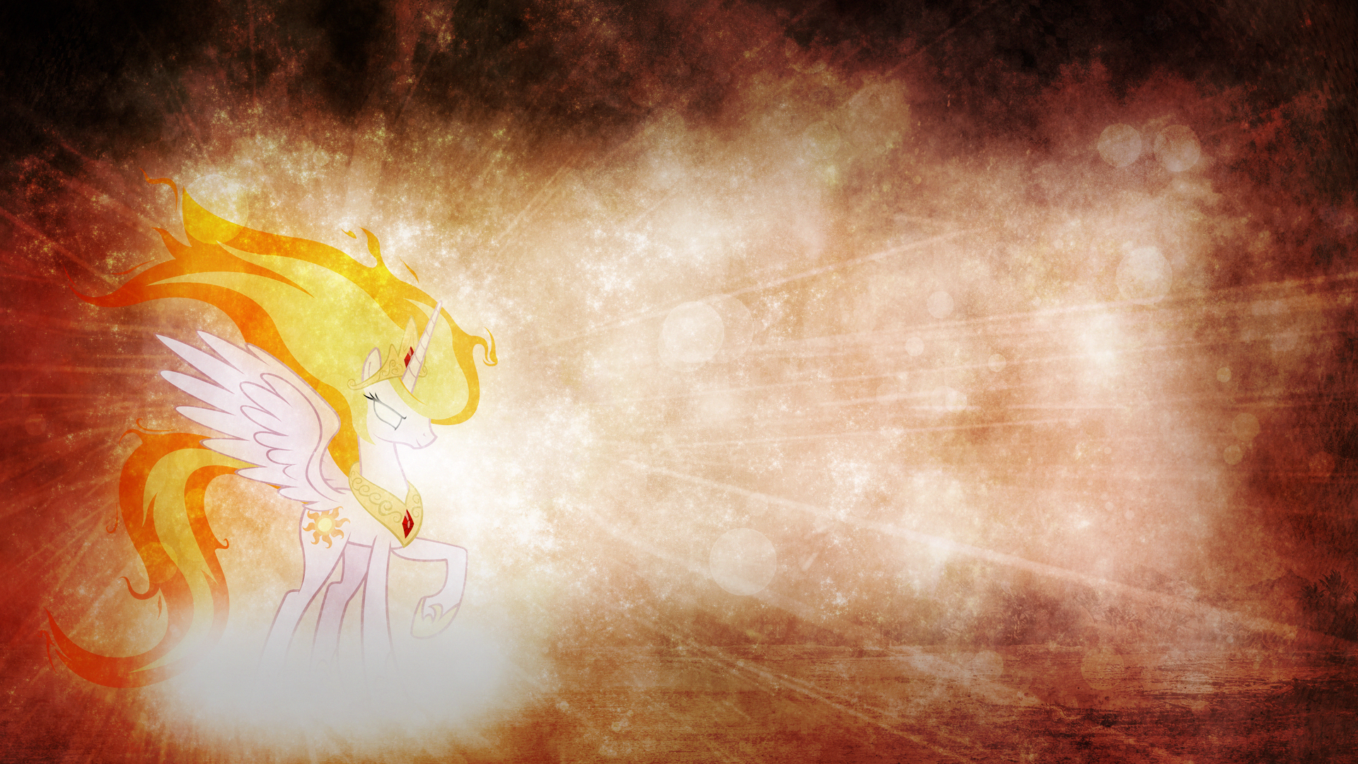 Wallpaper - Fire Celestia by Mackaged and Qsteel