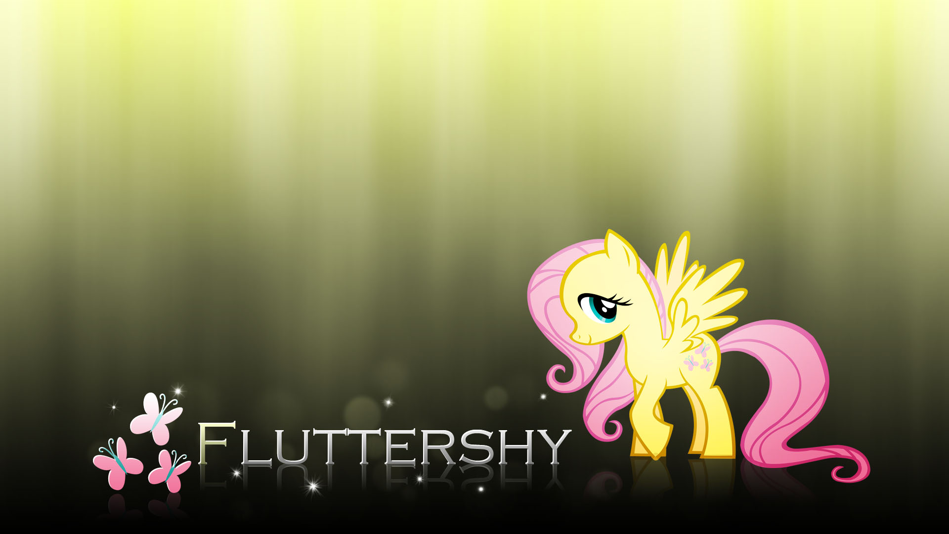 Generic Fluttershy Wallpaper by Esipode