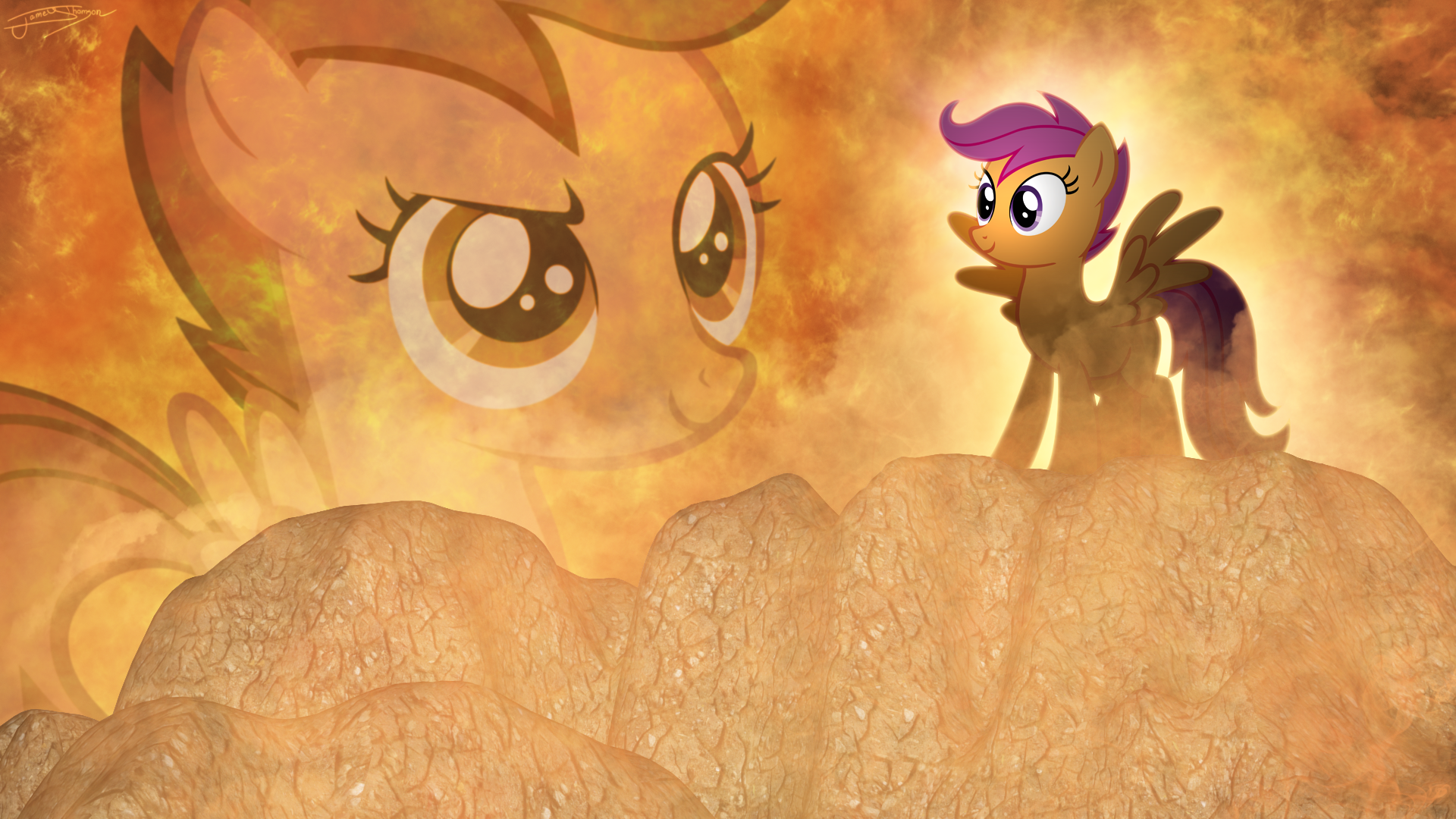 Scootaloo - Childhood Memories by Jamey4, MoongazePonies and Shelmo69
