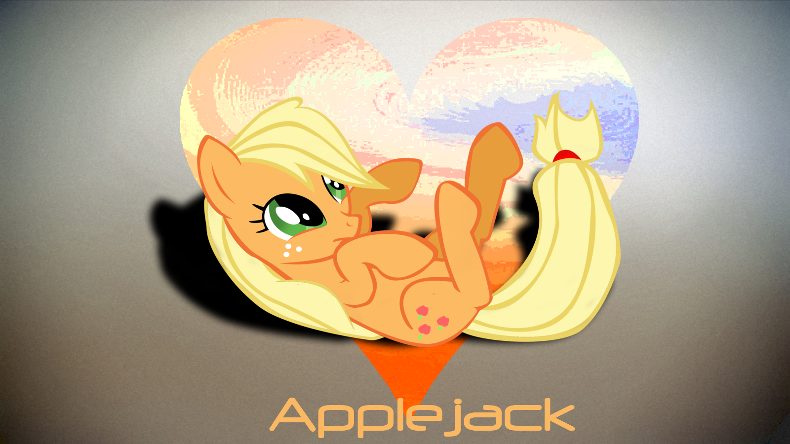 Applejack Heart Wallpaper by TheUnsespectedBrony