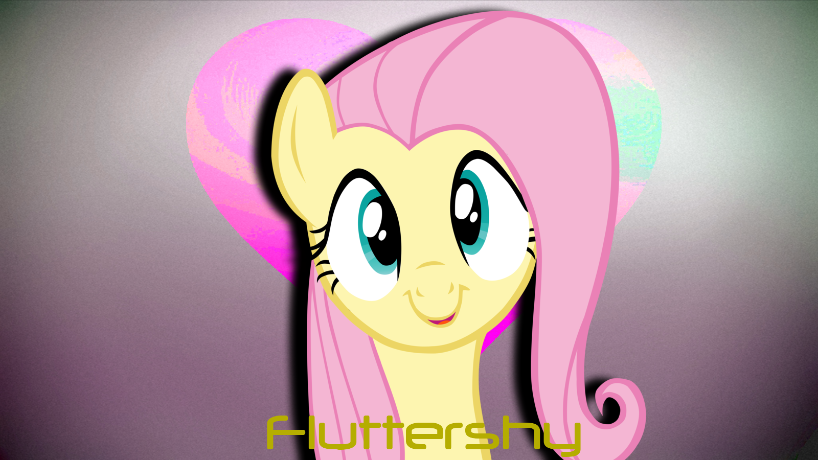 Fluttershy Heart Wallpaper by TheUnsespectedBrony