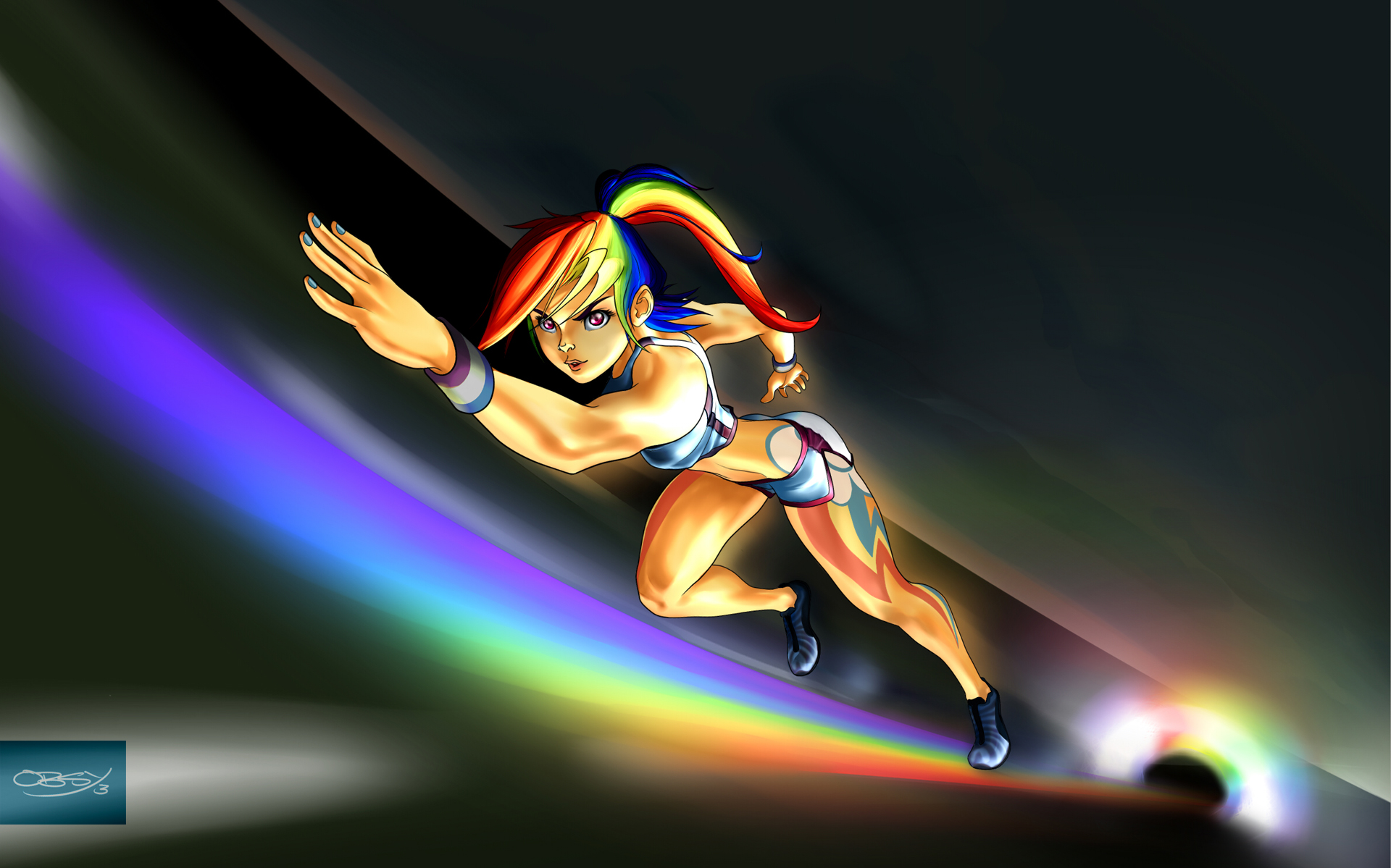 Rainbow Dash Humanized by Obsy-3