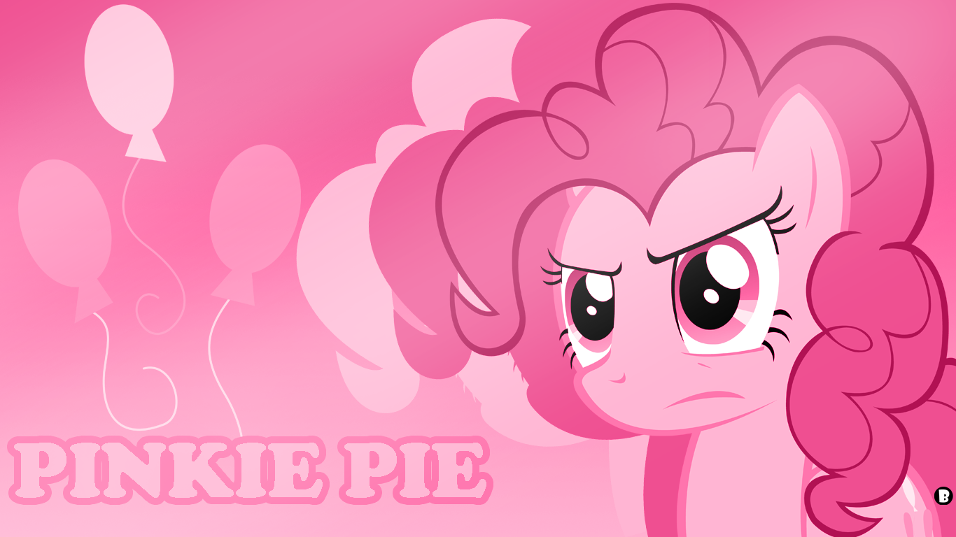 Monochromatic Pinkie Pie by Bossinc