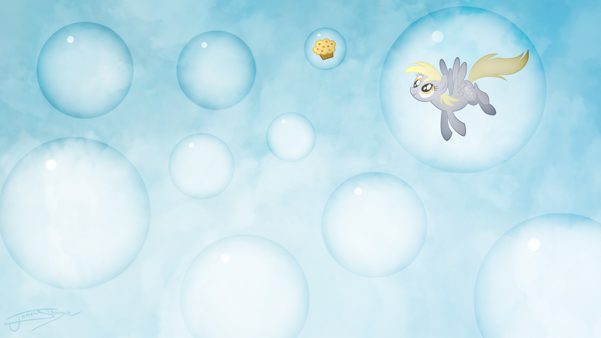 Derpy Hooves - Bubbles by Jamey4, Stormius and ZuTheSkunk