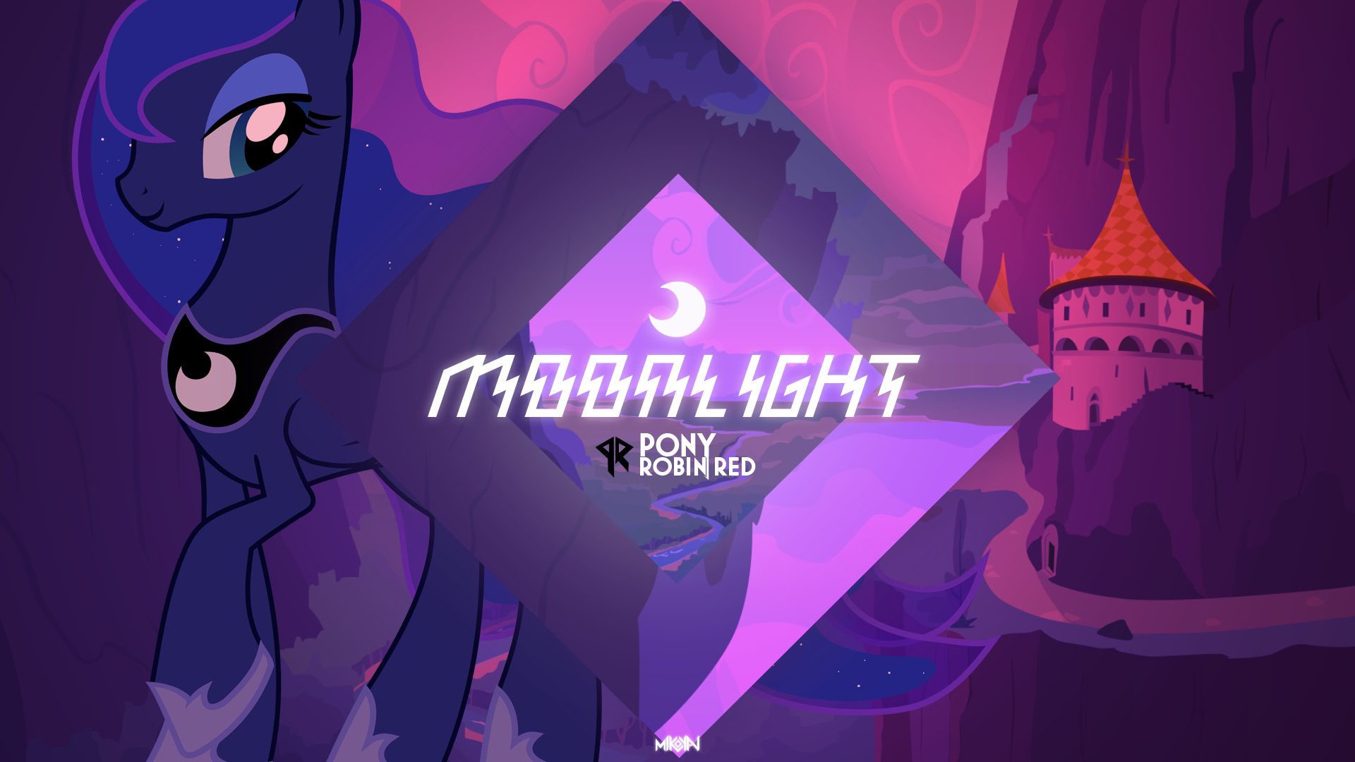 MkN: Pony Robinred - Moonlight by BonesWolbach, MikoyaNx and Sulyo
