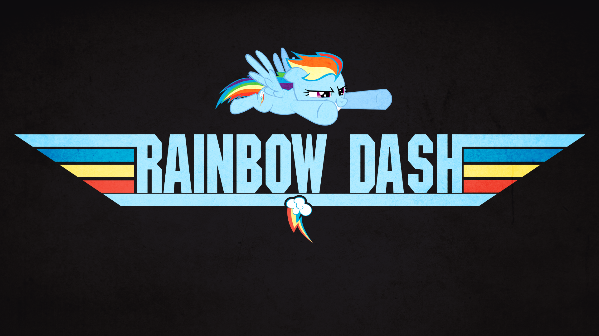 Rainbow Dash wallpaper by noxxiic and Silentmatten