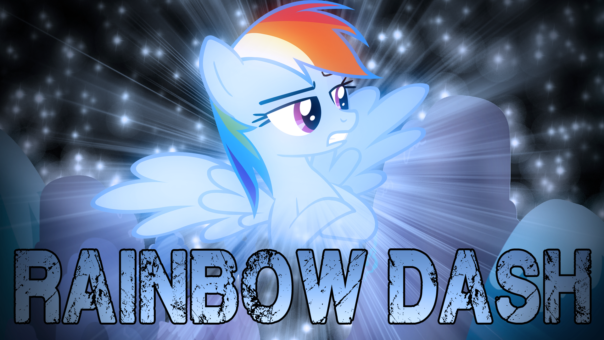 Rainbow Dash Wallpaper by TygerxL and Vexorb