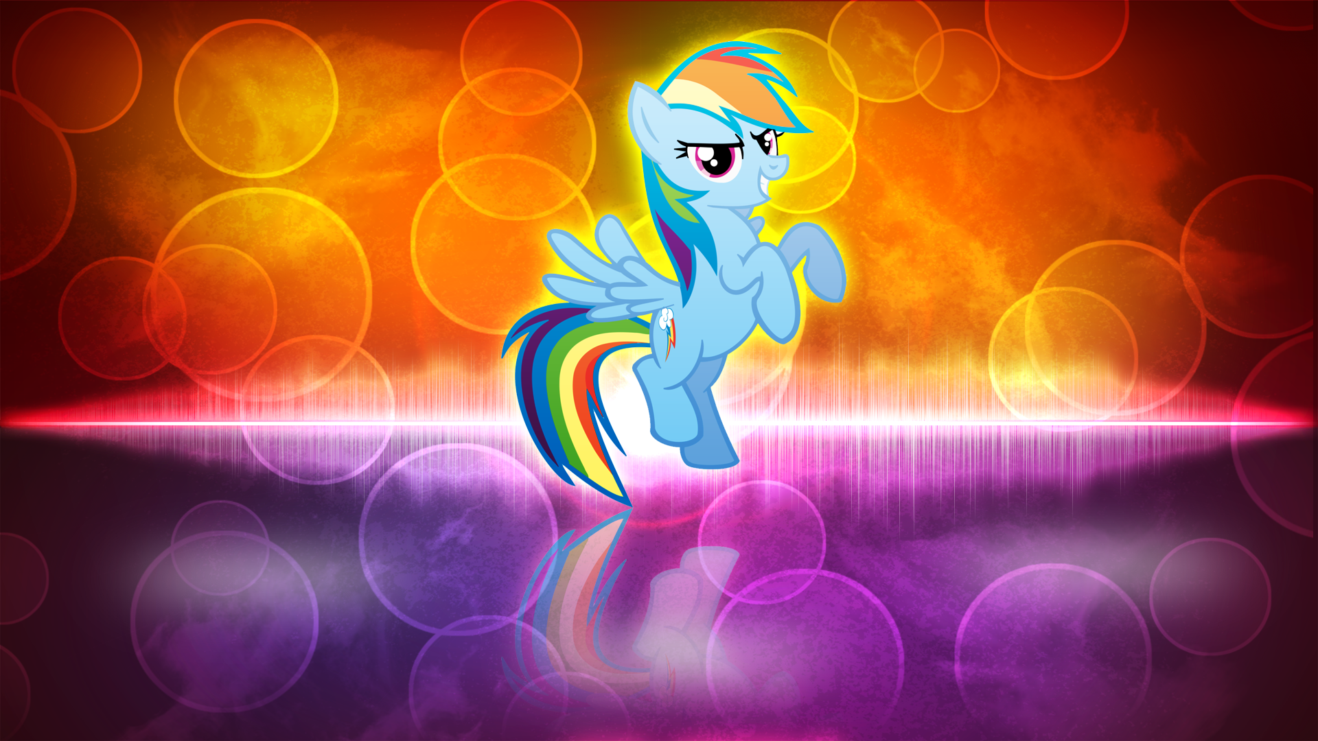 Rainbow Dash Wallpaper by ErsatzNomenclature and NarkoHunt