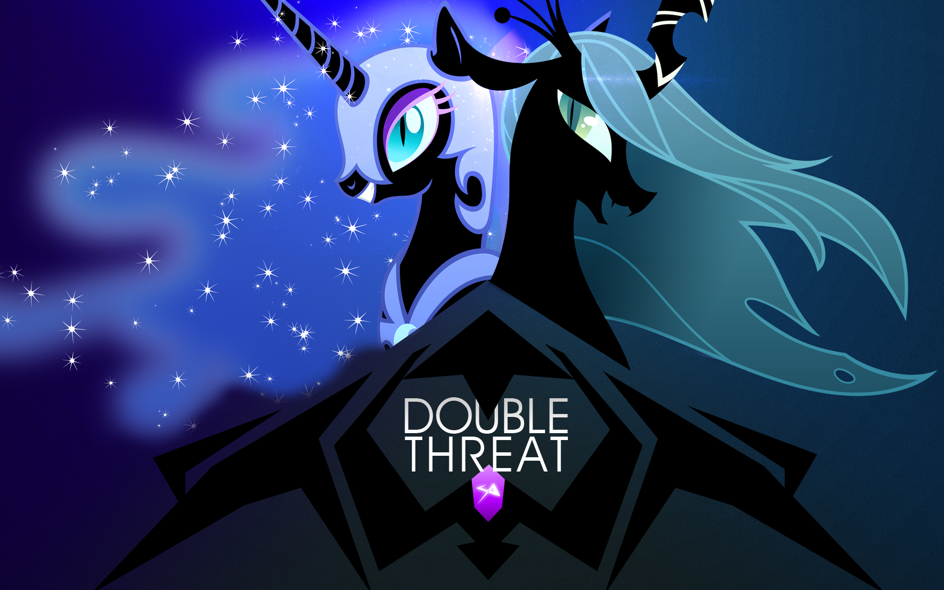 ApX: Double Threat by egophiliac, MikoyaNx, MoongazePonies and ZuTheSkunk