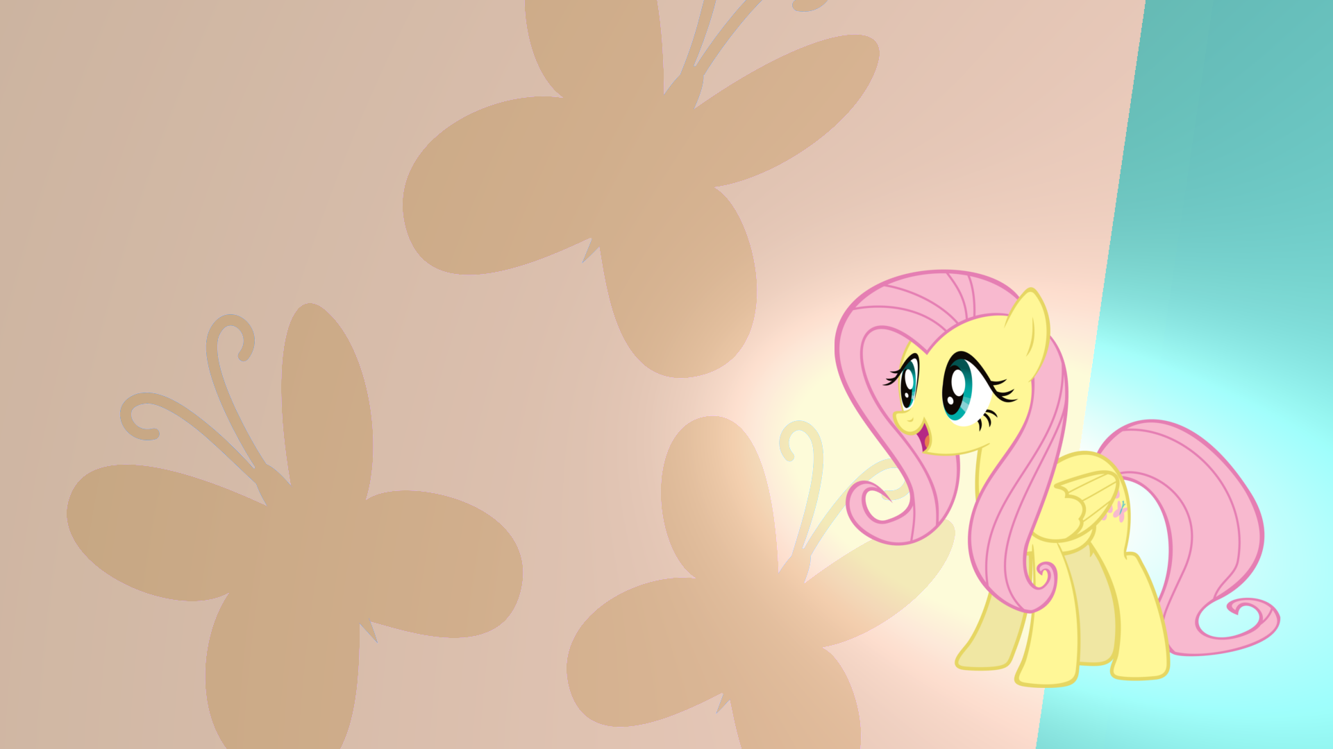 Fluttershy Wallpaper by BlackGryph0n, MrShadeZz and RDbrony16