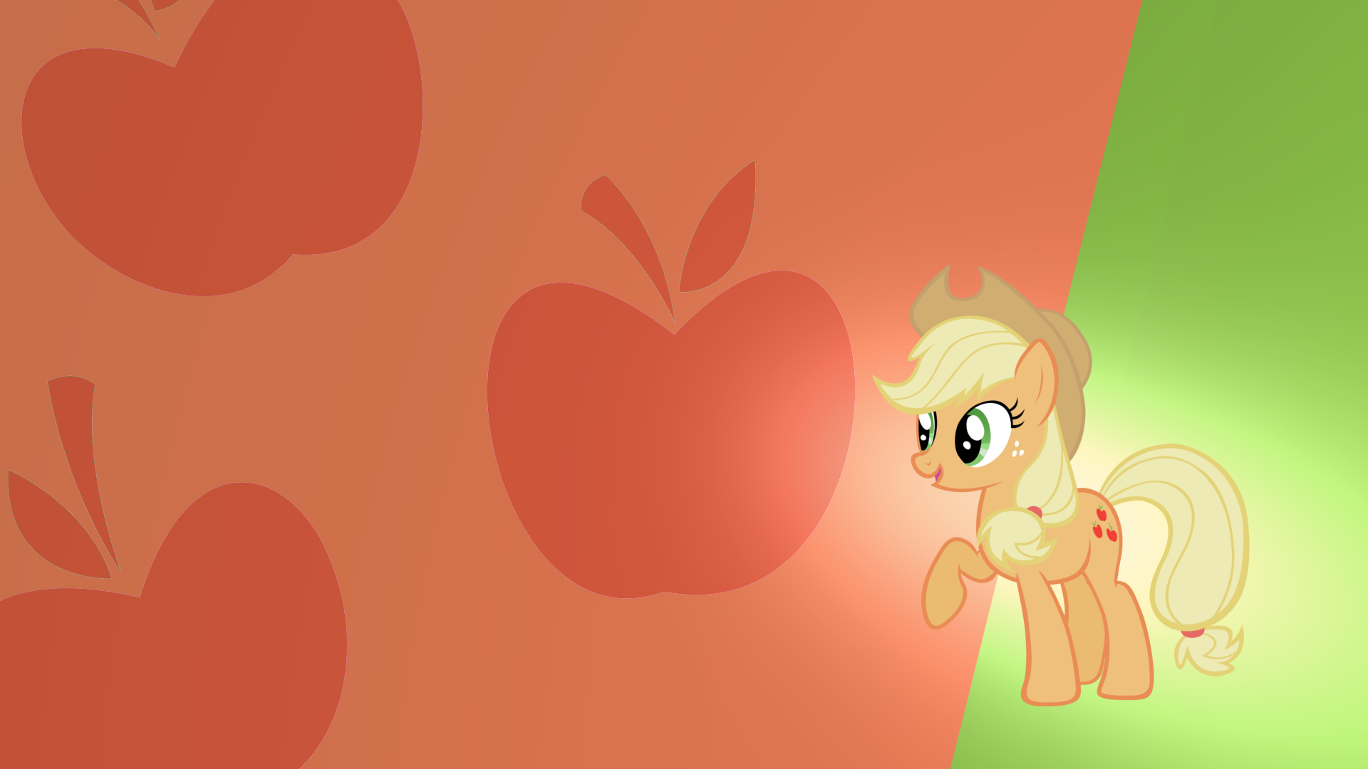 Applejack Wallpaper by BlackGryph0n, LilCinnamon and RDbrony16