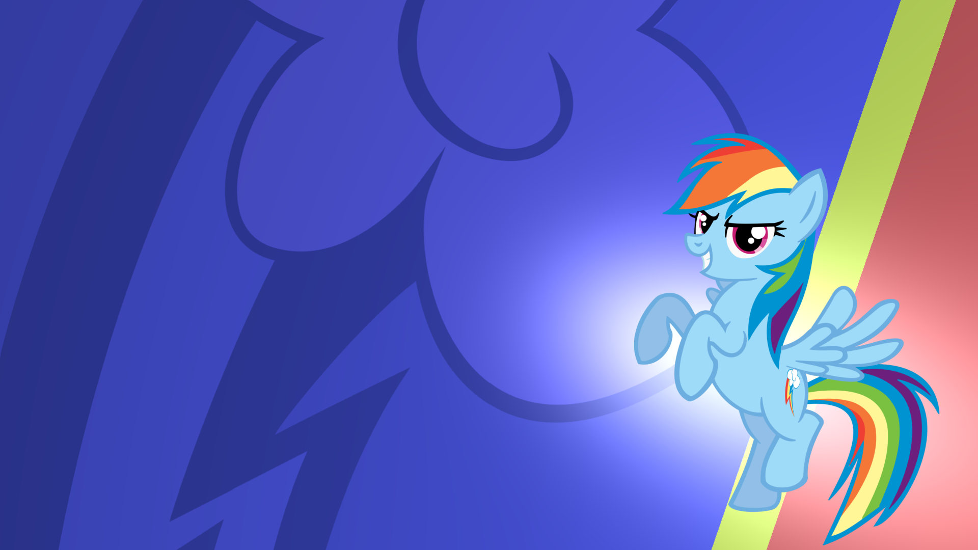 Rainbow Dash Wallpaper by NarkoHunt and RDbrony16