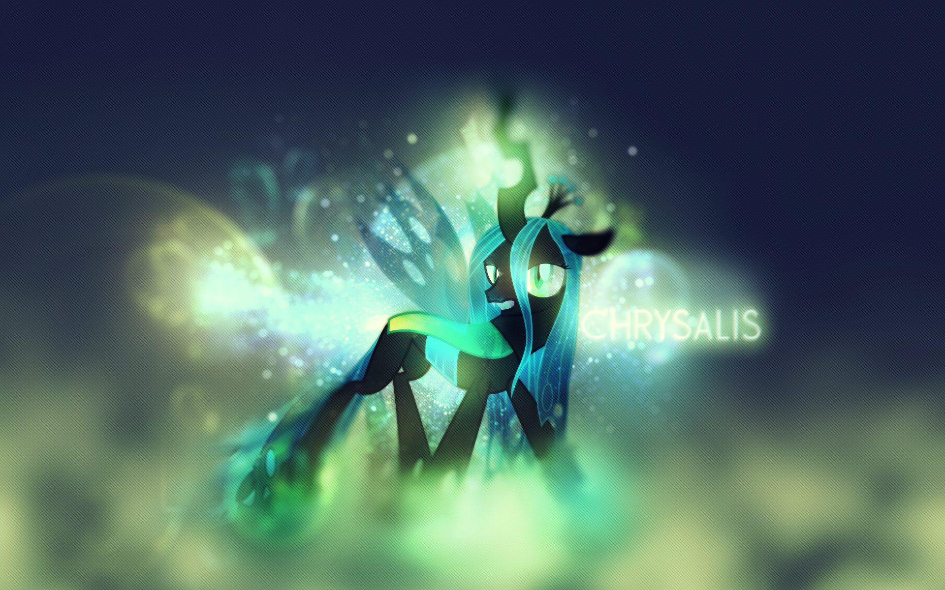 Queen Chrysalis wallpaper by Bommster and Tecknojock