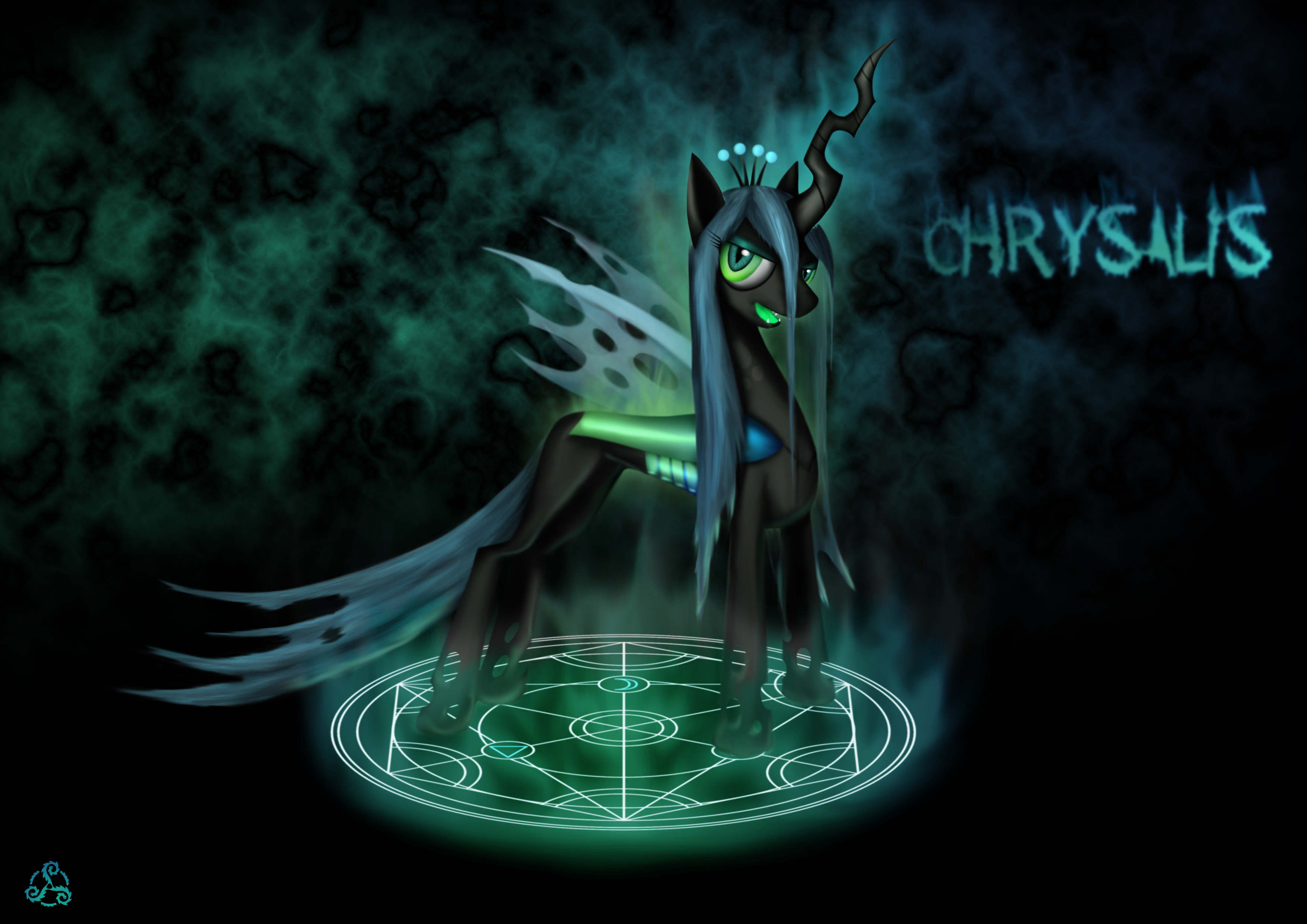 Chrysalis, Queen of Changelings by Taliesin-the-dragoon