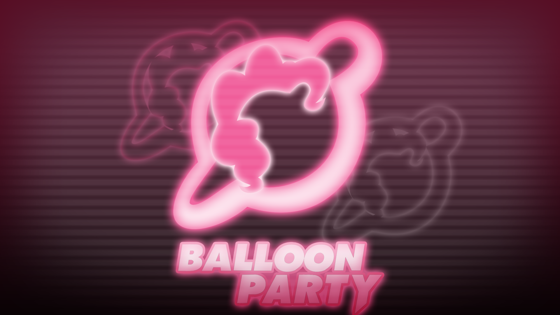 Balloon Party Pink Glow by KibbieTheGreat