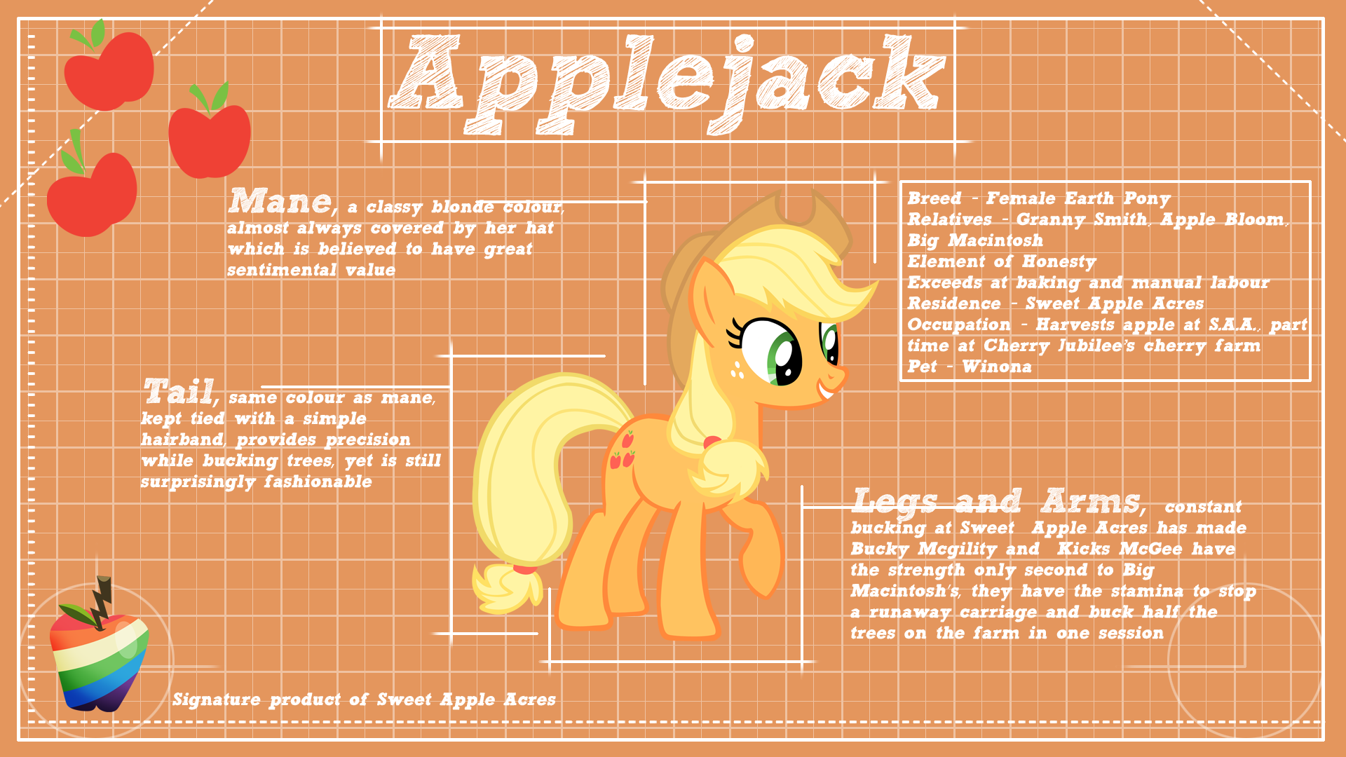 Applejack Design by BlackGryph0n, ikonradx, Shelmo69 and Stormius