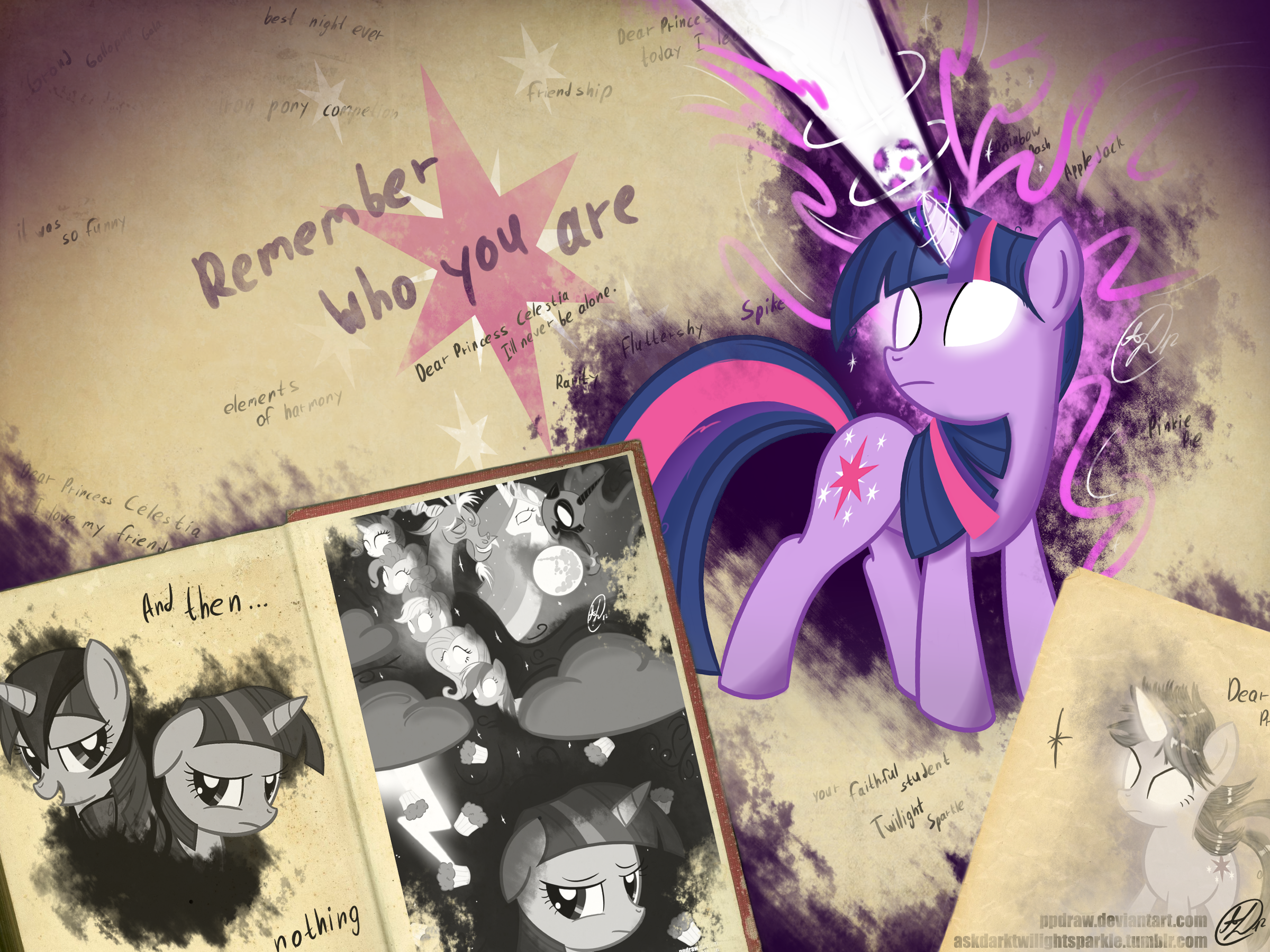 Twilight Sparkle wallpaper by PPDraw