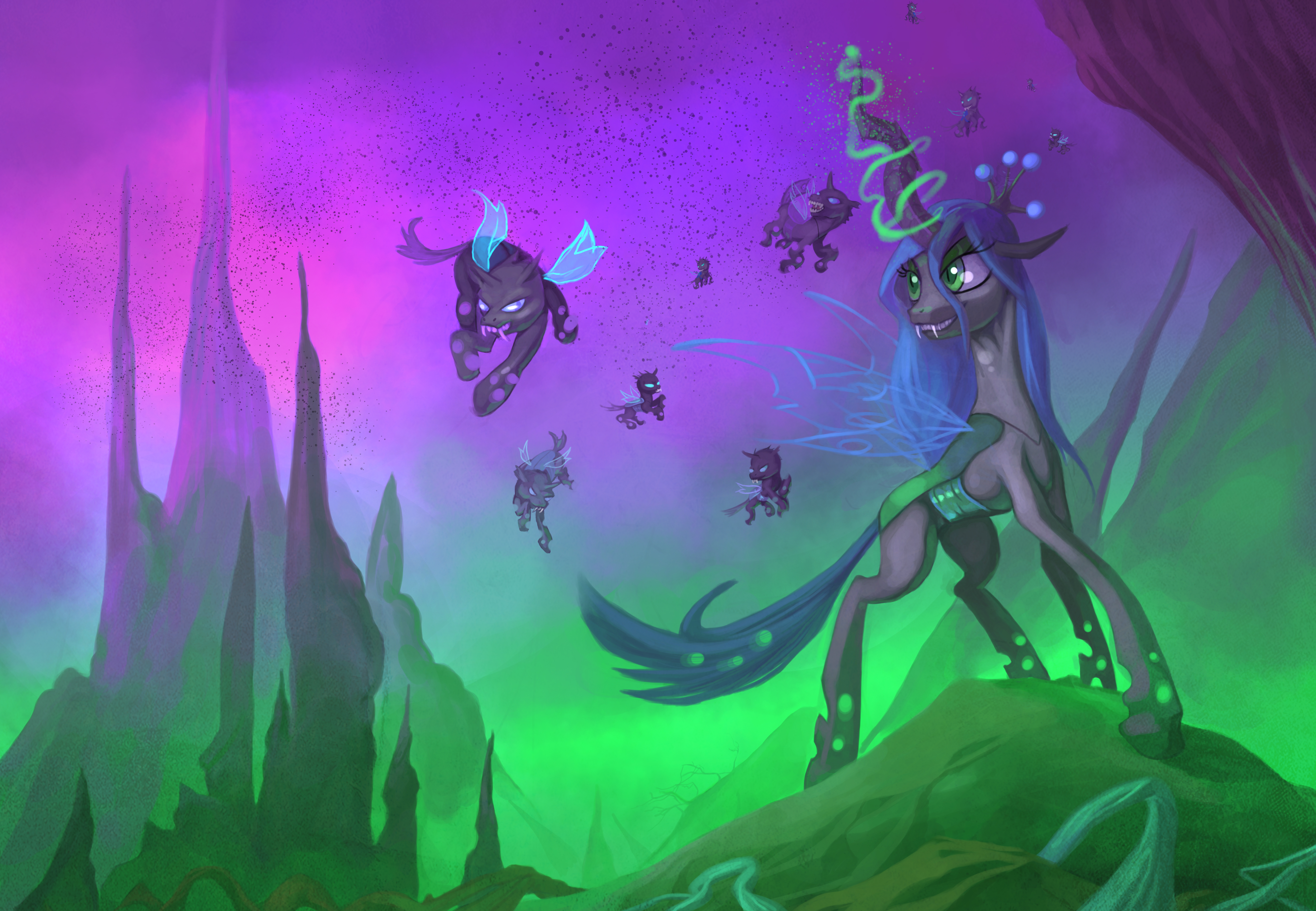 Queen of the changelings by envidia14