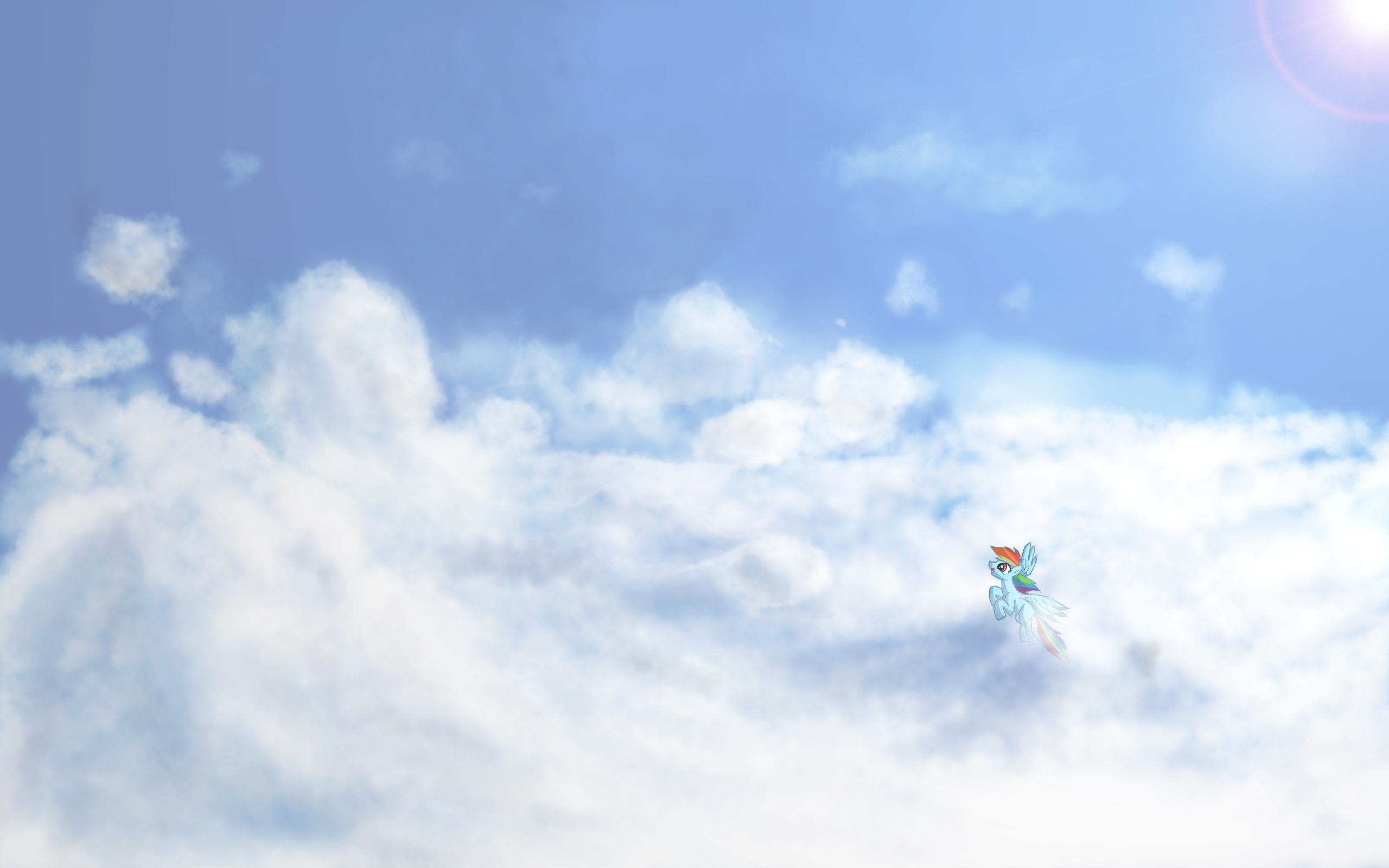 Clouds - A wallpaper by SpontaneousPotato