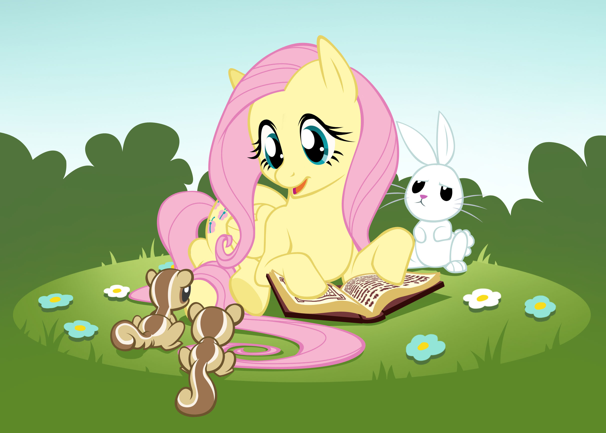 Storytime with Fluttershy by EvanStanley