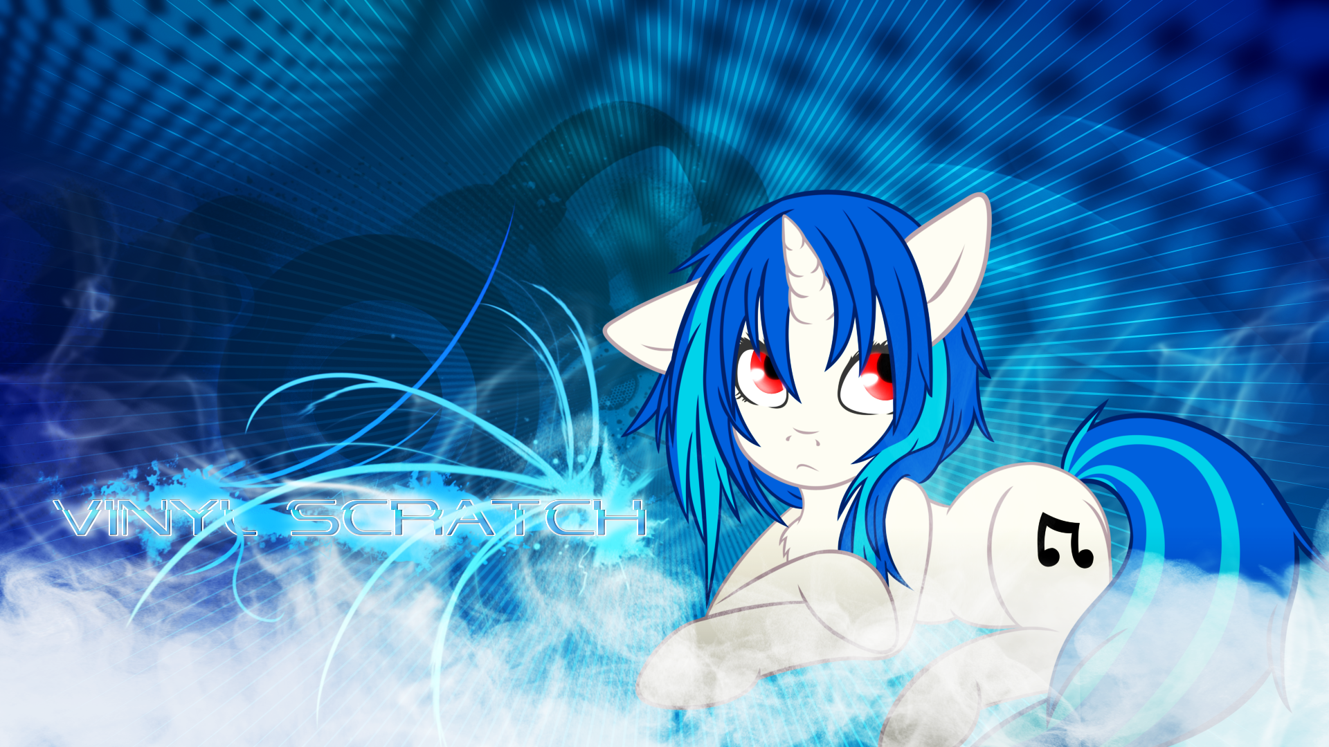 Blue Energy Flow - Wallpaper by Shelmo69 and Tadashi--kun