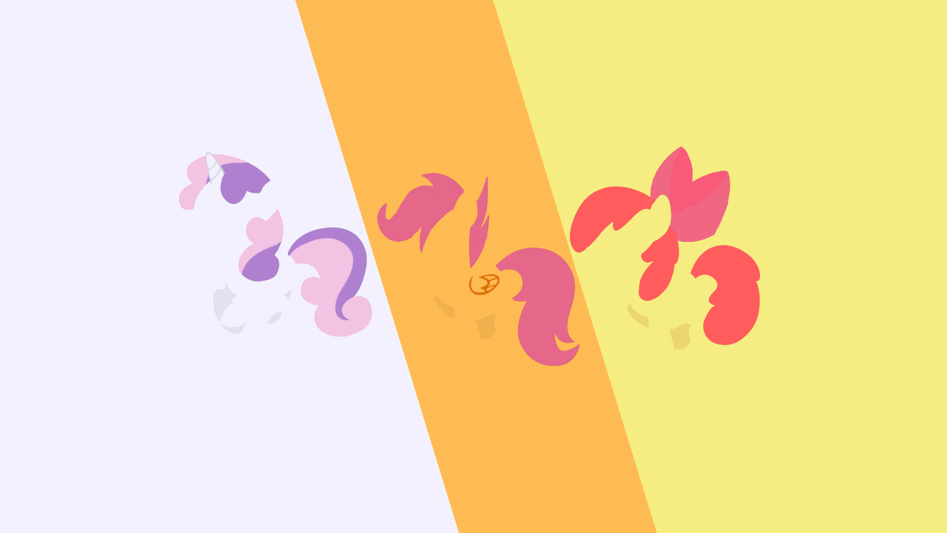 Cutie Mark Crusaders Minimalist Wallpaper [2] by CHOCLatier07 and Yanoda