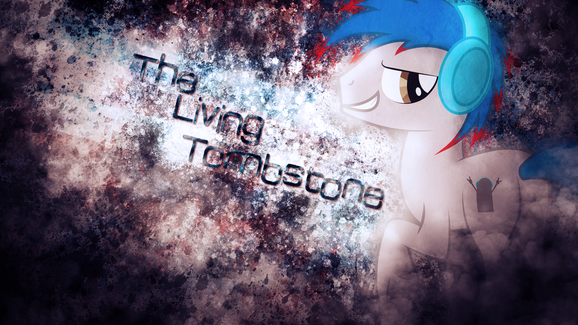 The Living Tombstone by Emkay-MLP and SandwichDelta