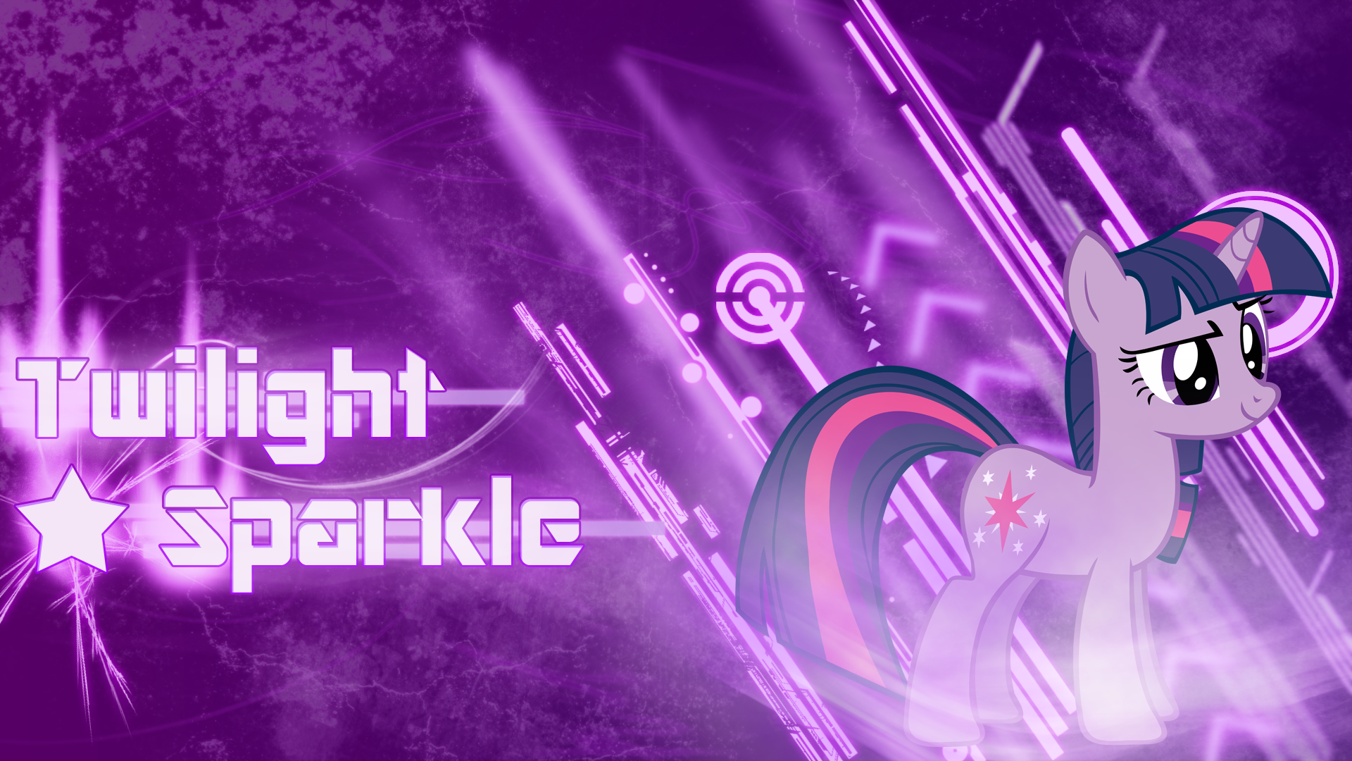 Twilight Sparkle Wallpaper 3 by aeroyTechyon-X and piranhaplant1