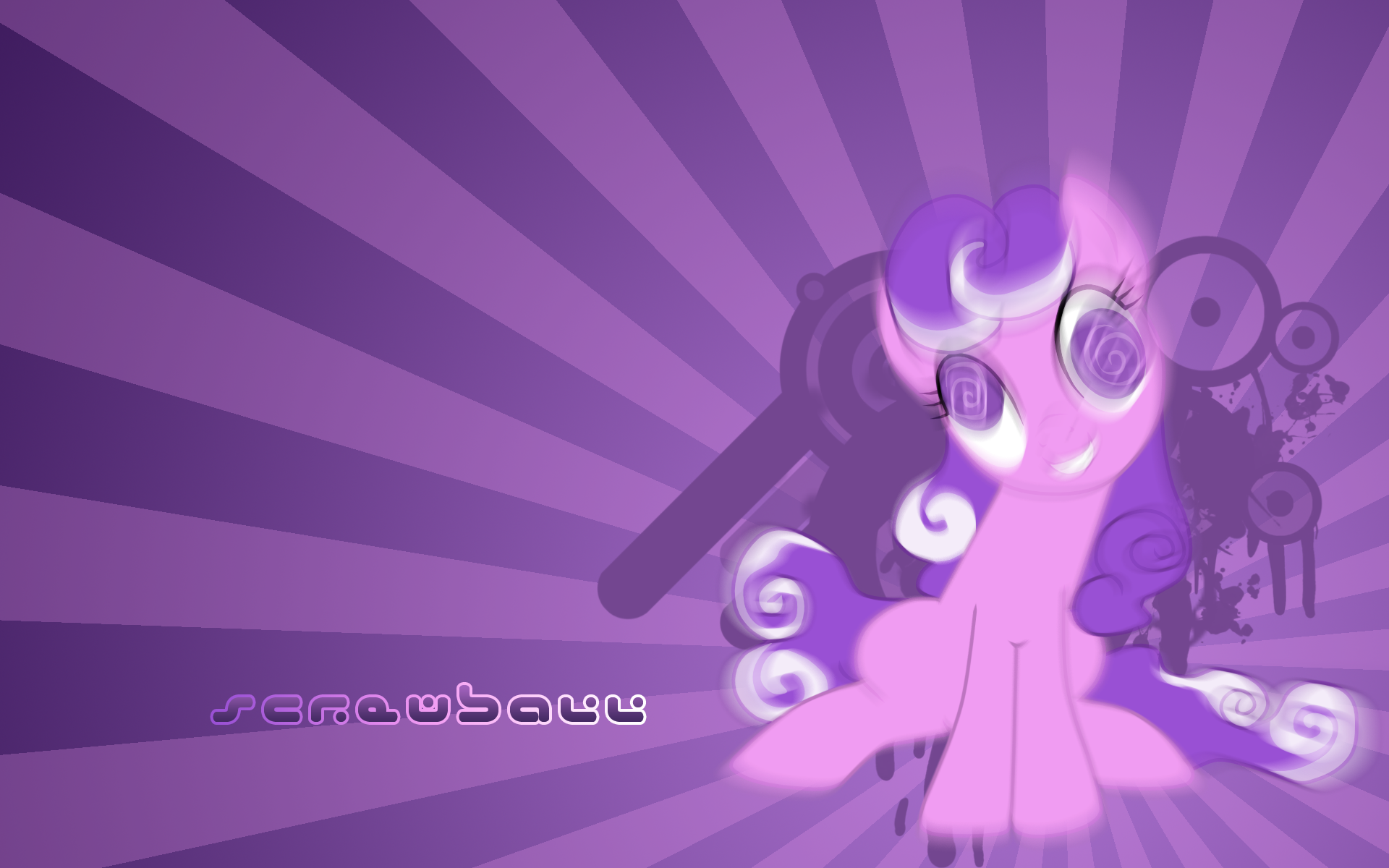 Screwball Wallpaper by Sazlo and Vexx3